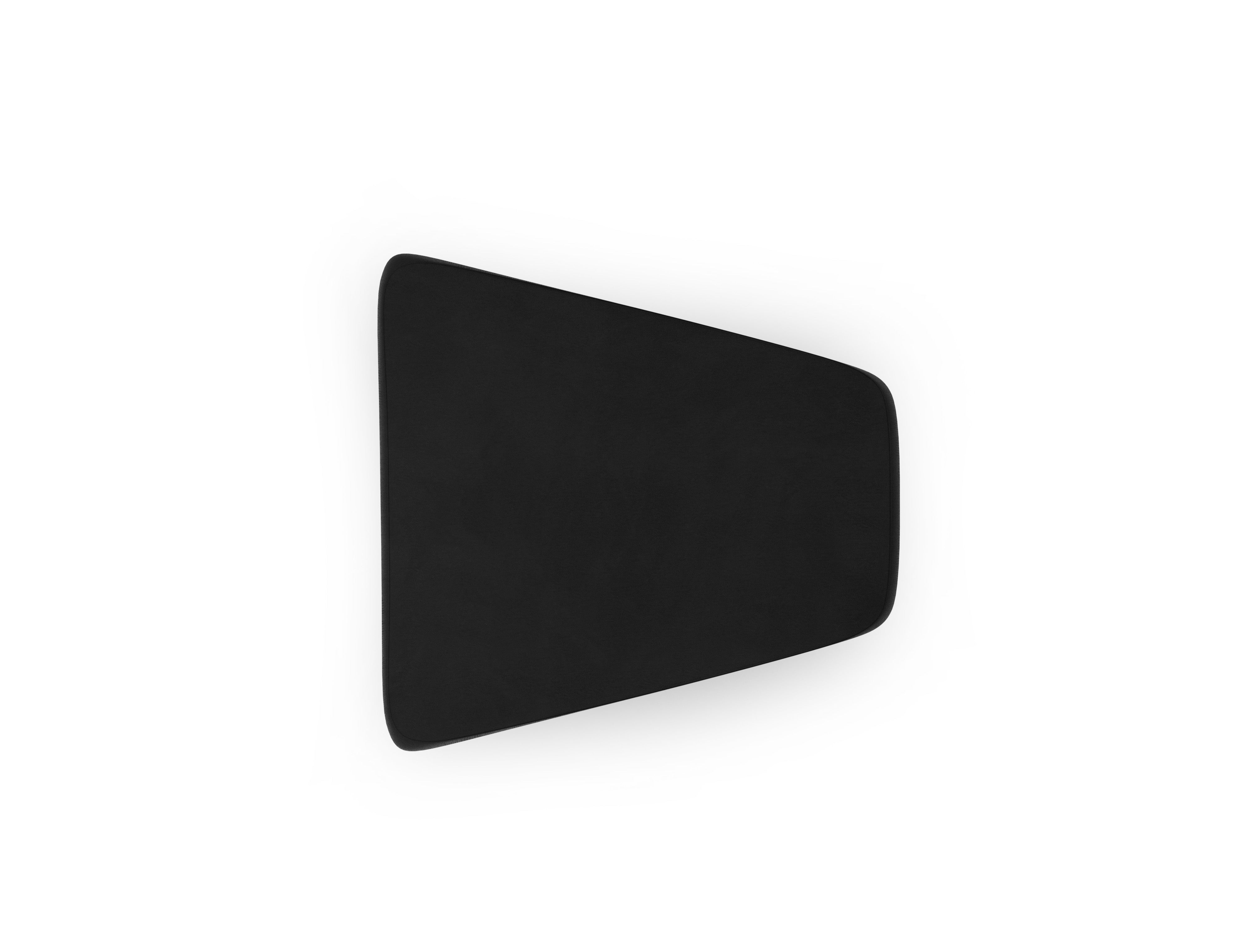 Puf / modul zamatový MILEY čierny