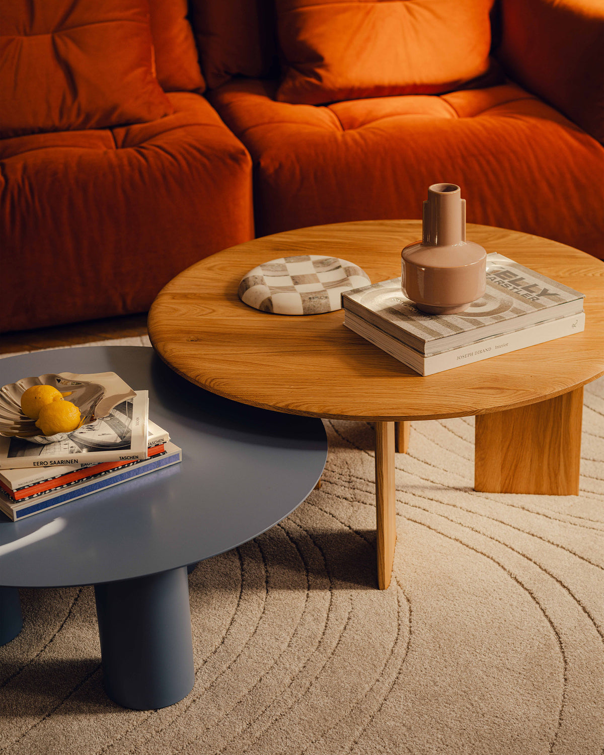Stolik kawowy ARCHIE kawowy brąz
