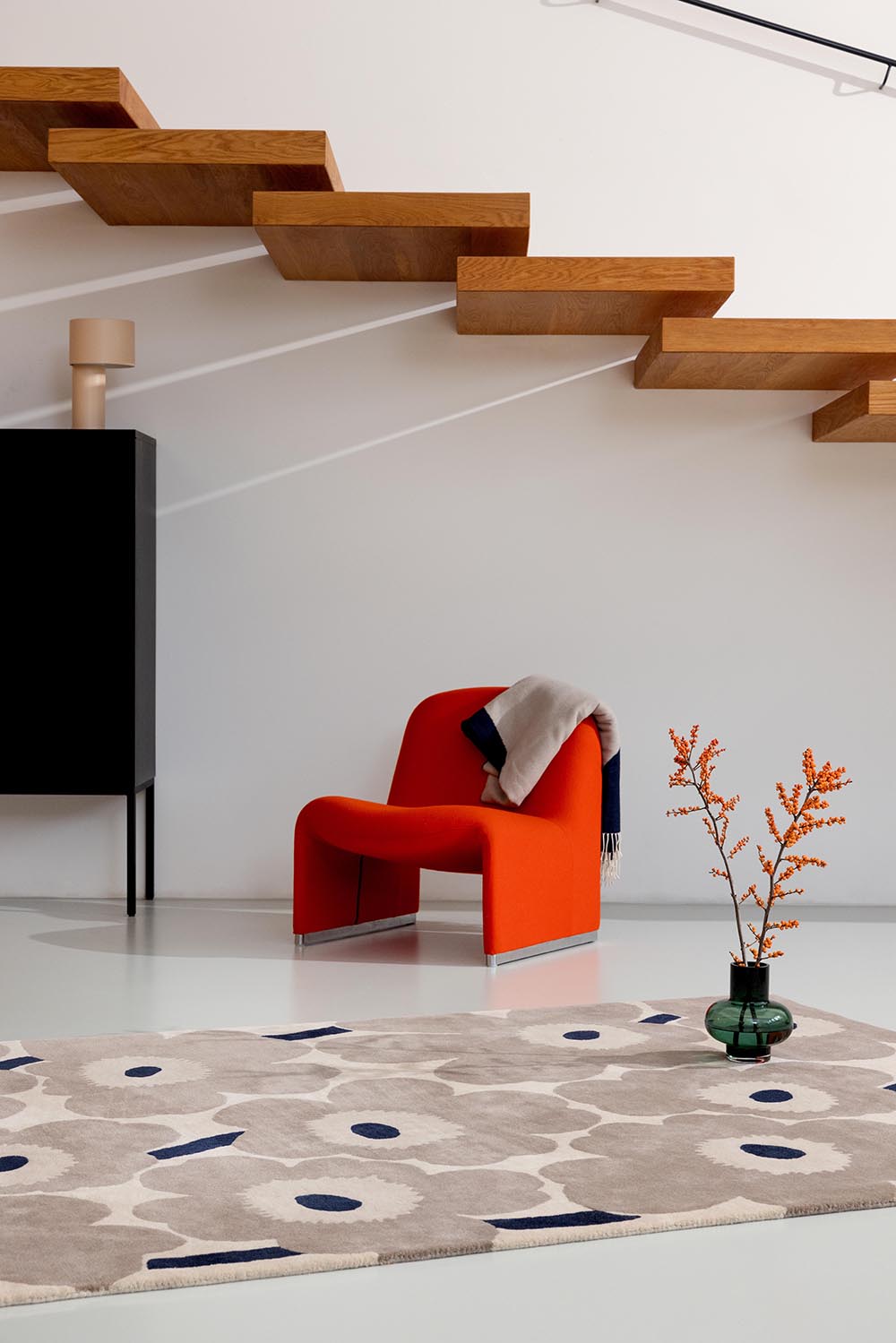 Vlněný koberec UNIKKO béžovo-hnedý