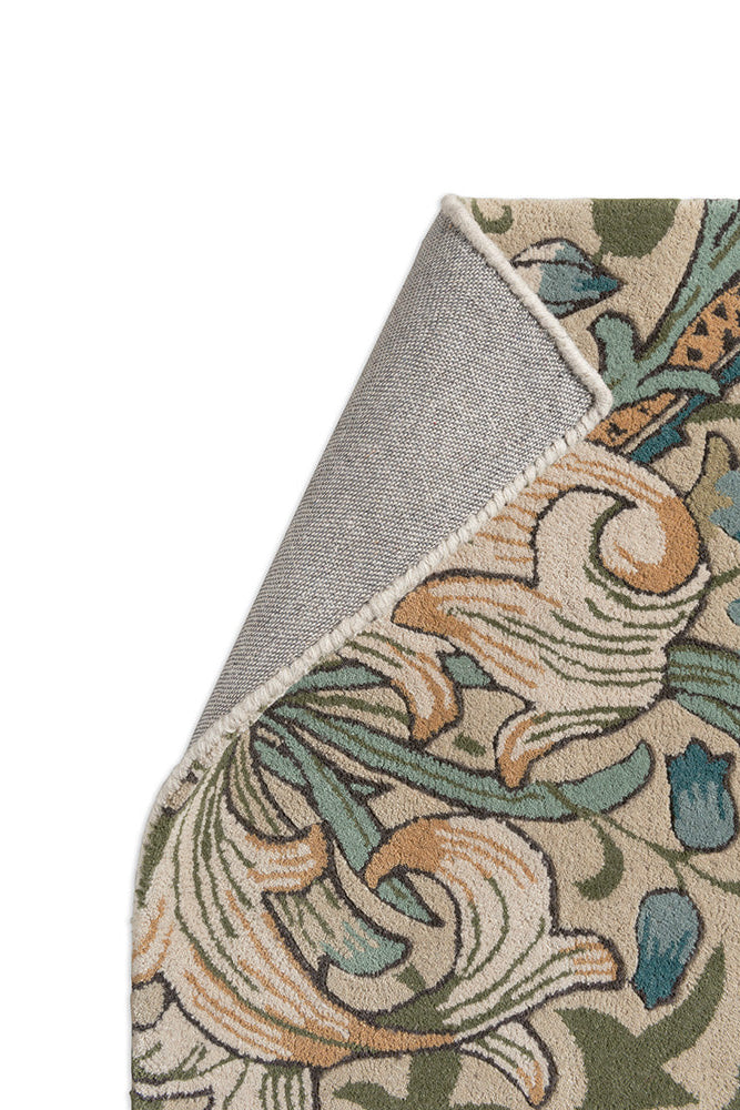 Koberec ZLATÁ ĽALIA zelený s béžovým