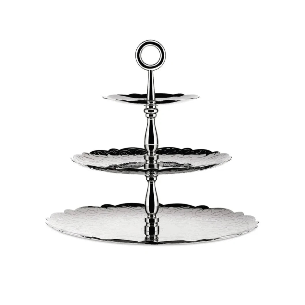 Policová skrinka DRESSED X-MAS leštená oceľ