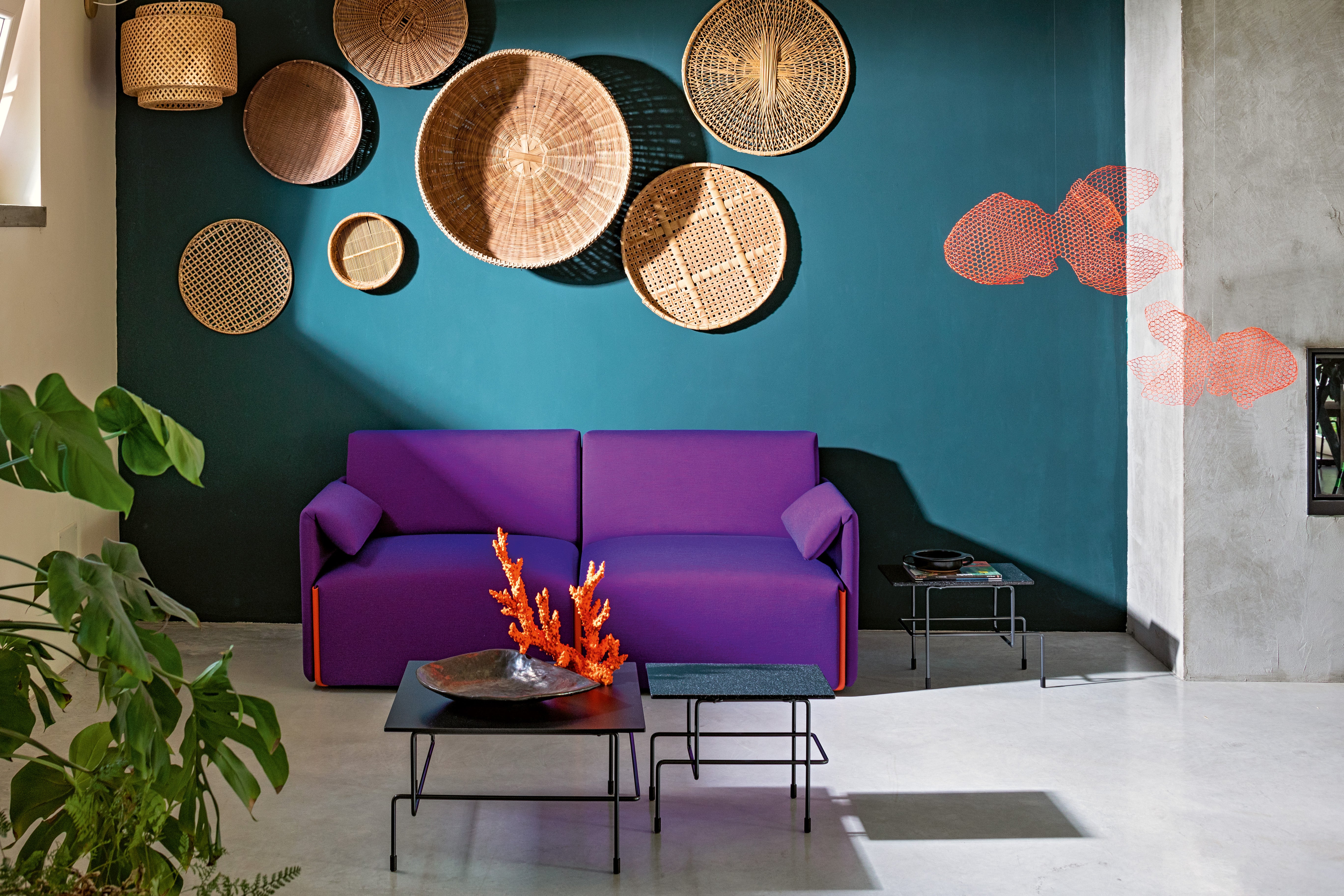 COSTUME upholstered 3-module sofa
