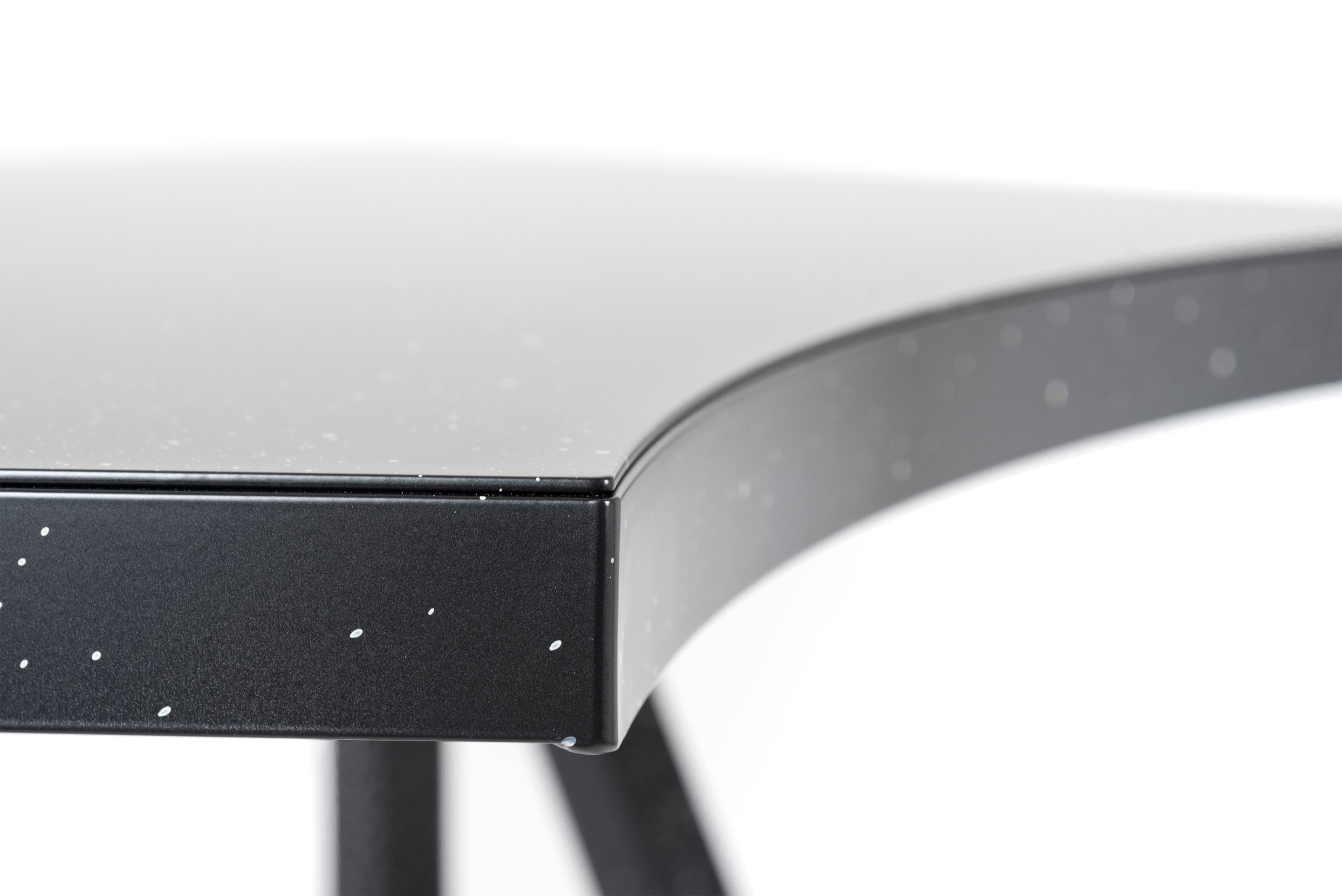 Písací stôl BUREAURAMA čierny s bielym