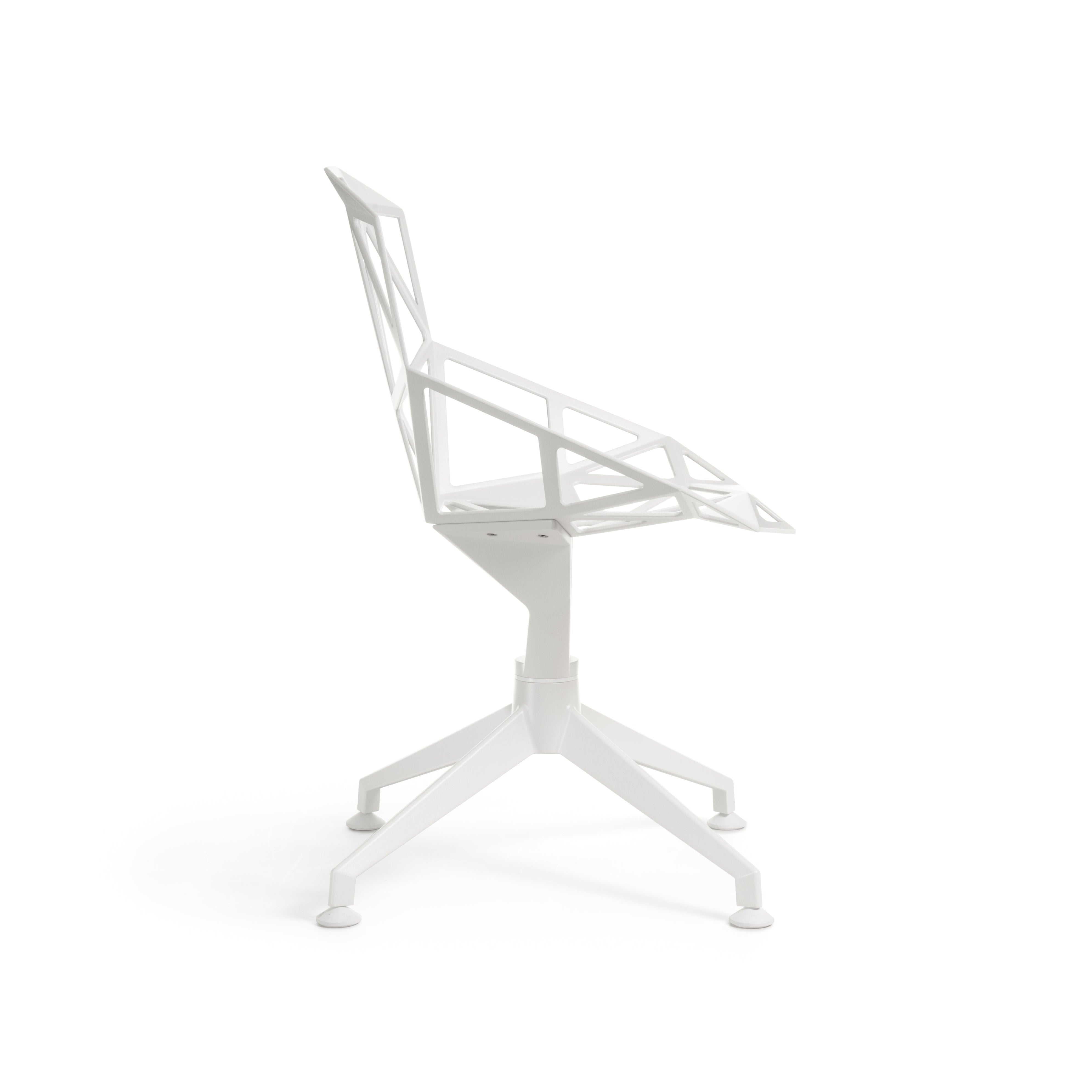 Otáčacie kreslo CHAIR_ONE_4STAR biele