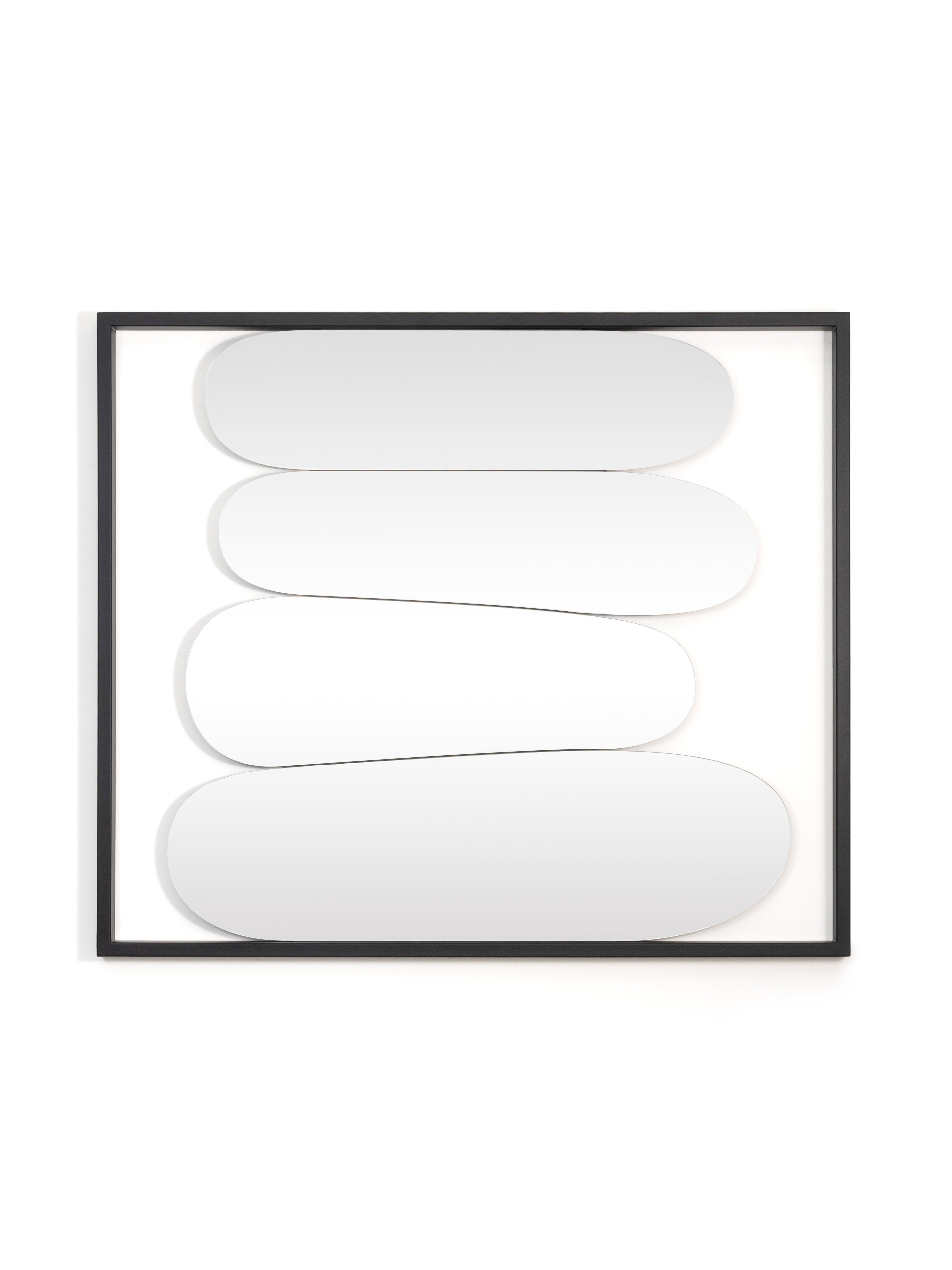 MORPHED black wall mirror
