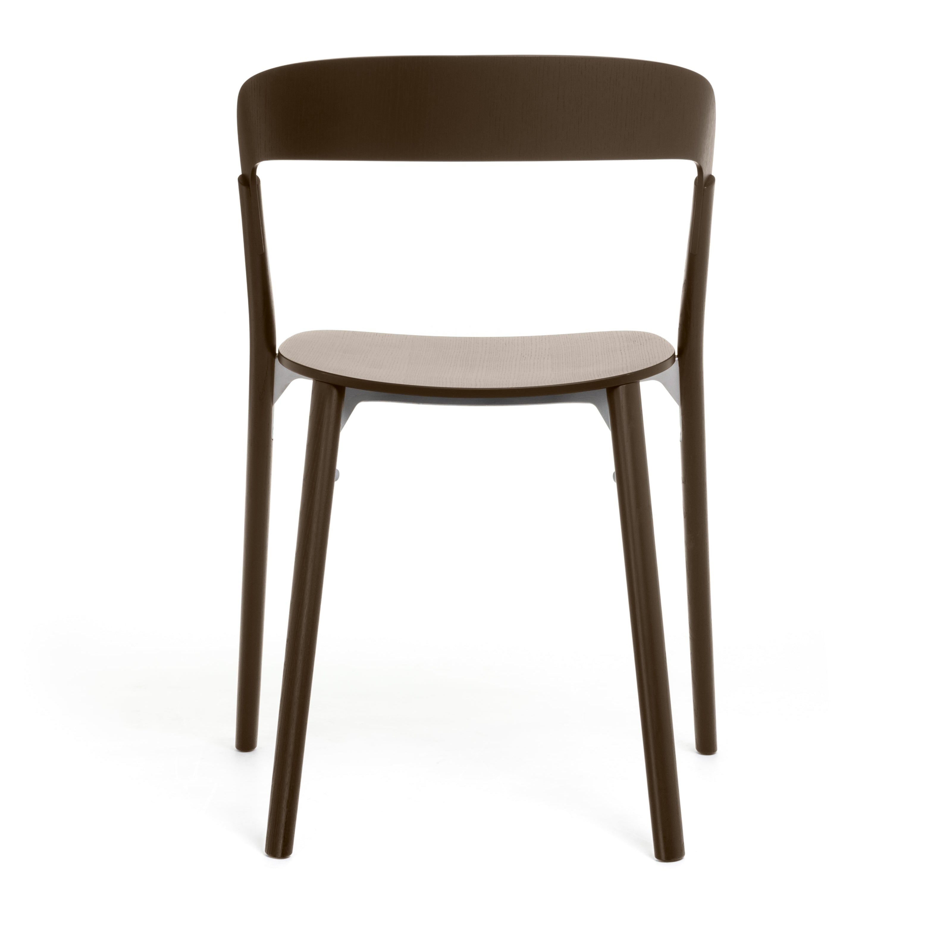 Stolička PILA hnedé jaseňové drevo