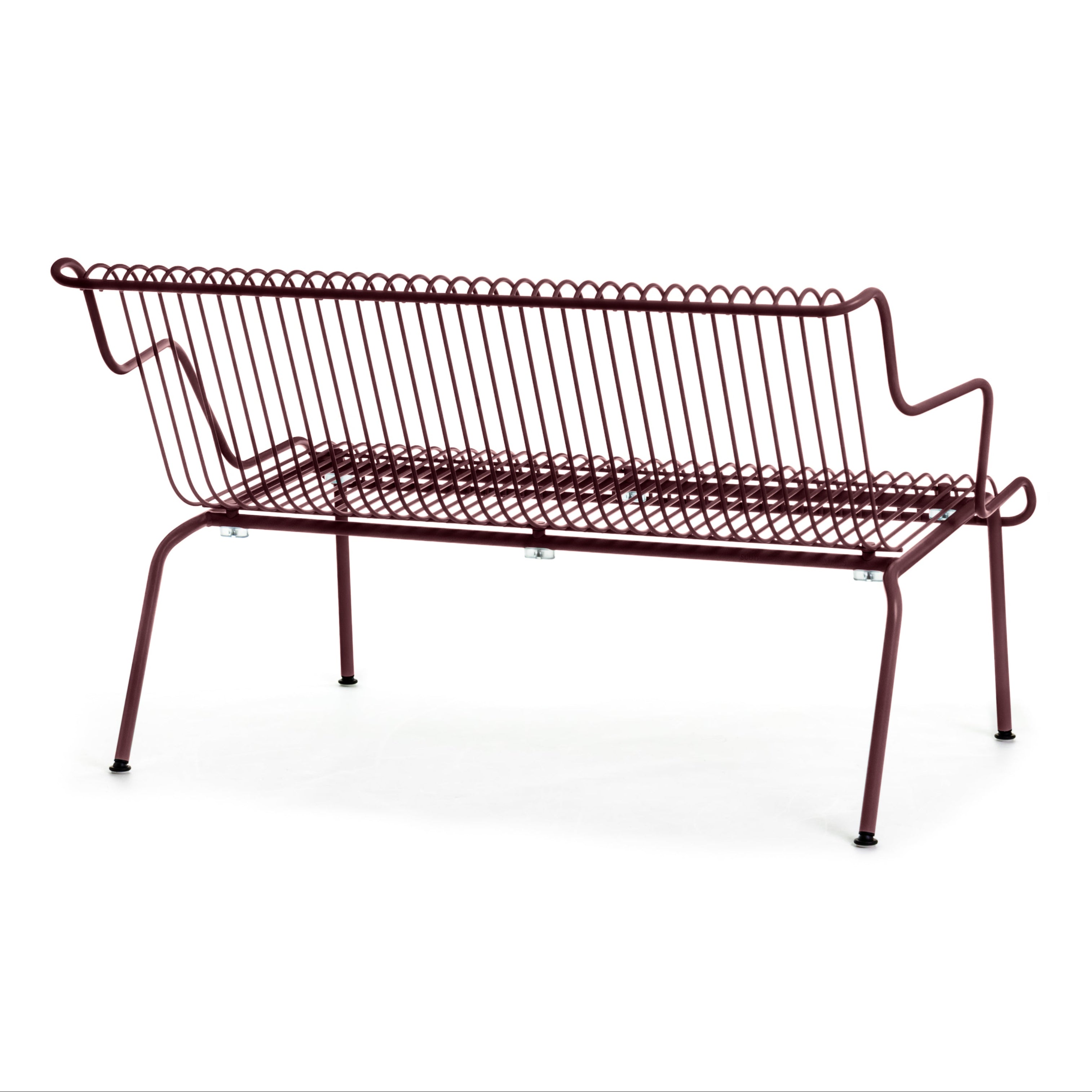 SOUTH garden bench burgundy
