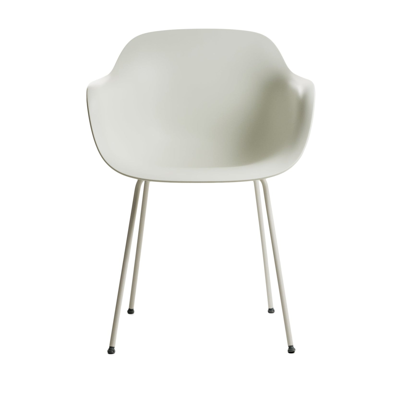 Fotel SUBSTANCE biely s kovovou základňou