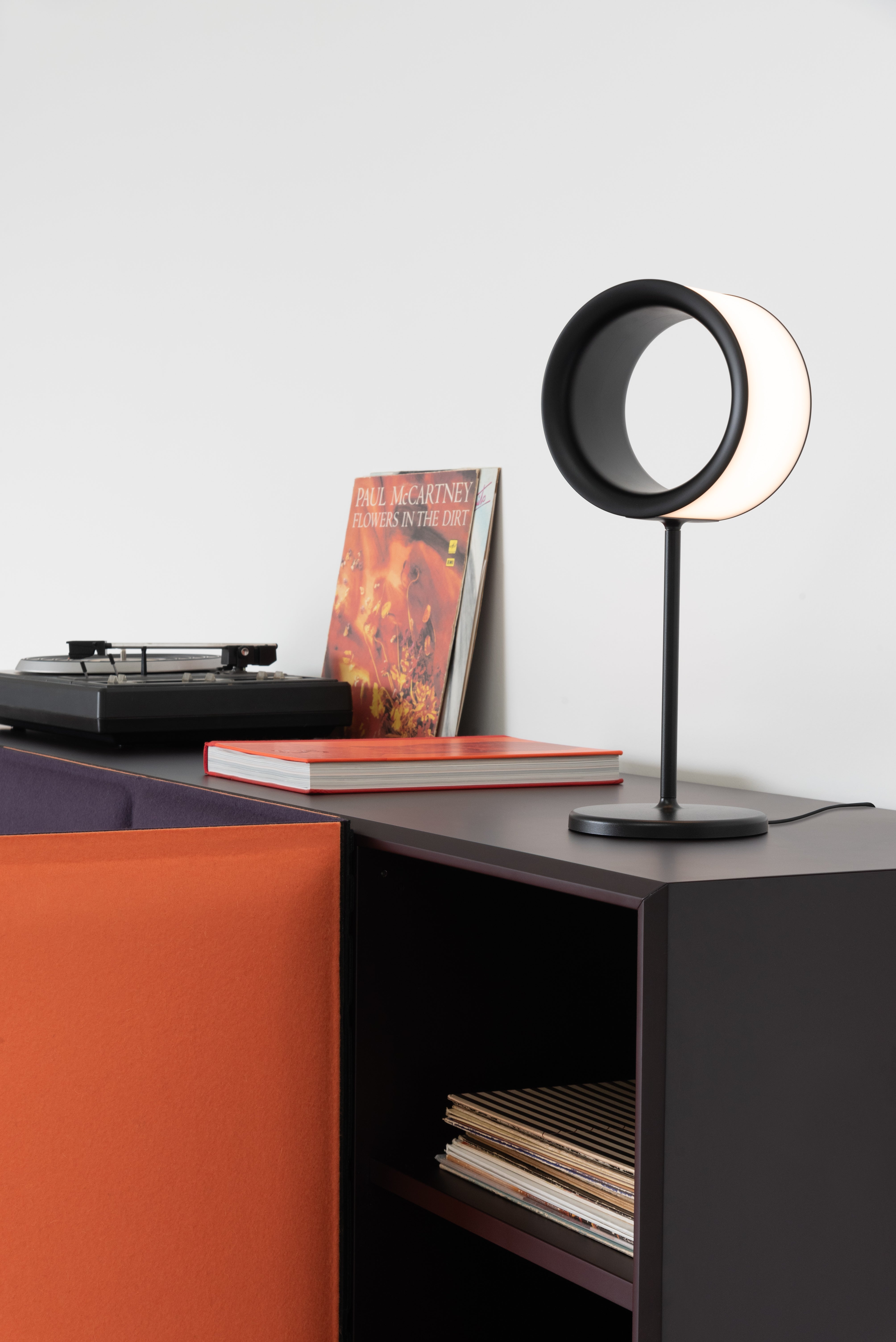 TACITO TV cabinet purple felt