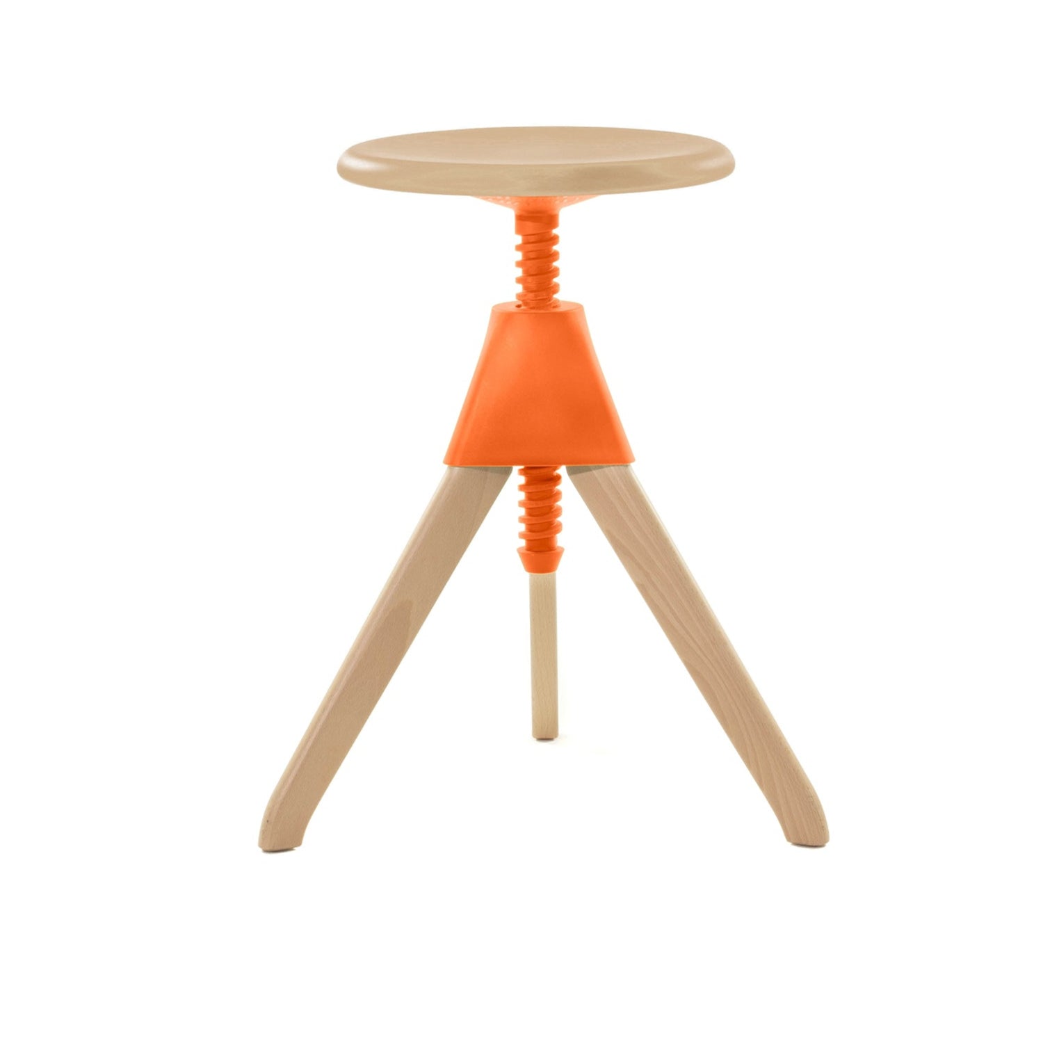 Adjustable stool TOM & JERRY beech wood