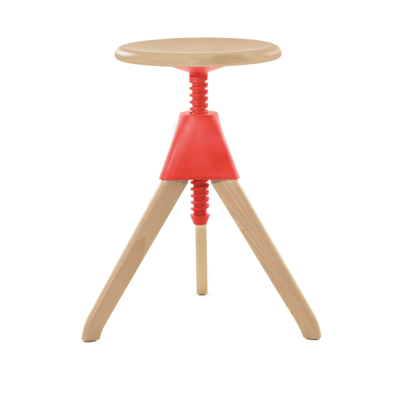 Adjustable stool TOM & JERRY beech wood