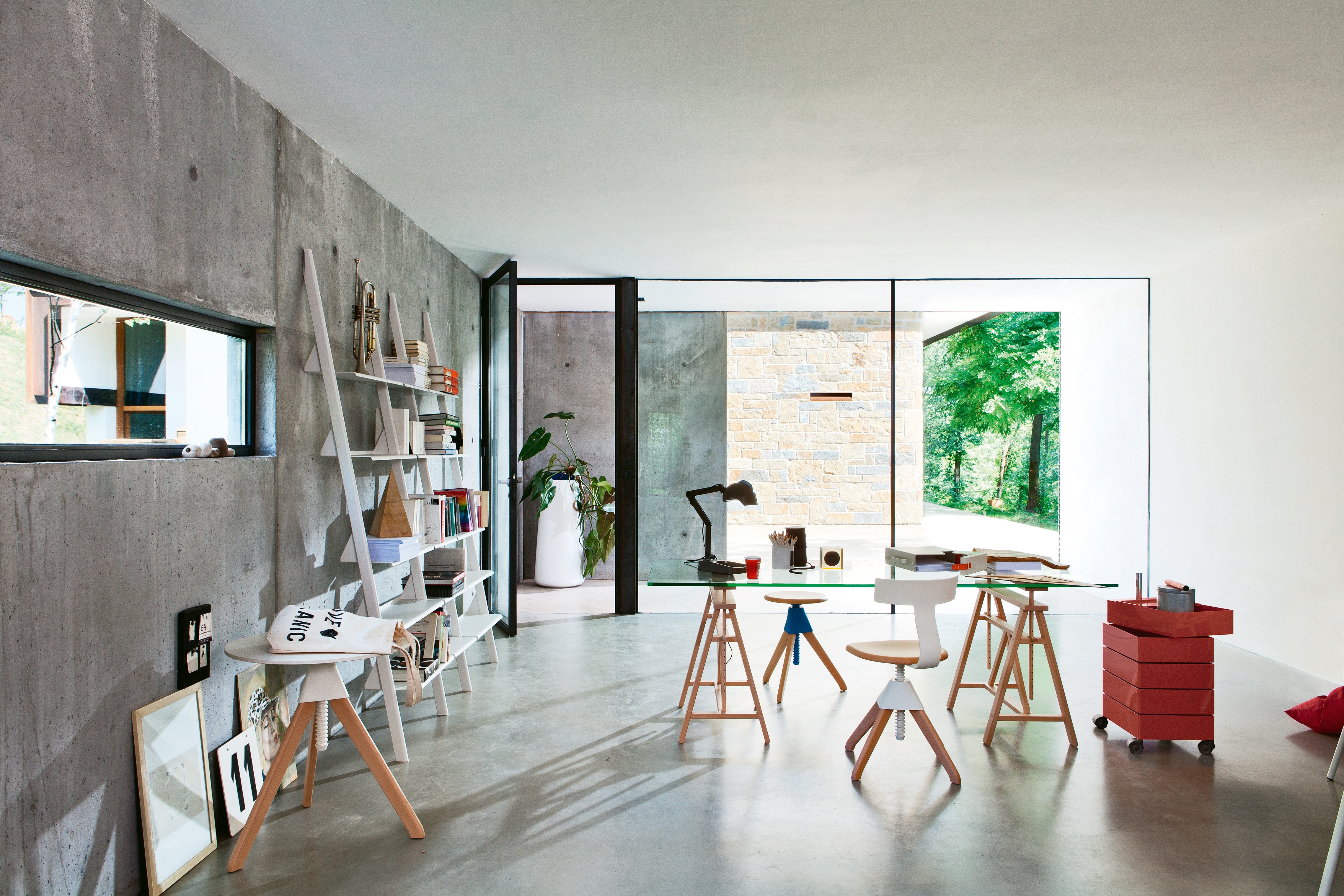 Adjustable stool TOM & JERRY beech wood