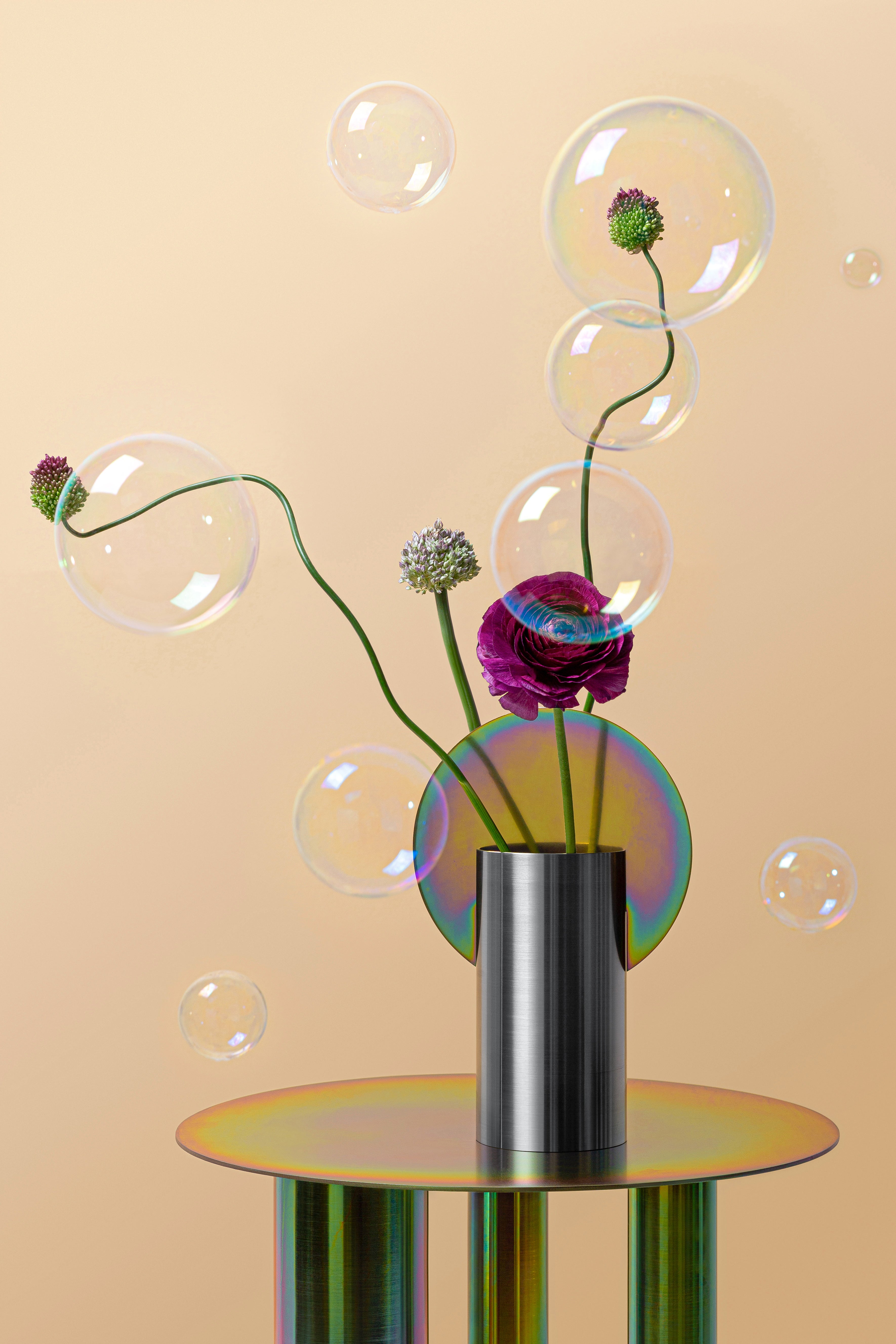 BRANDT CSL3 Side Table - NUMBERED EDITION Rainbow