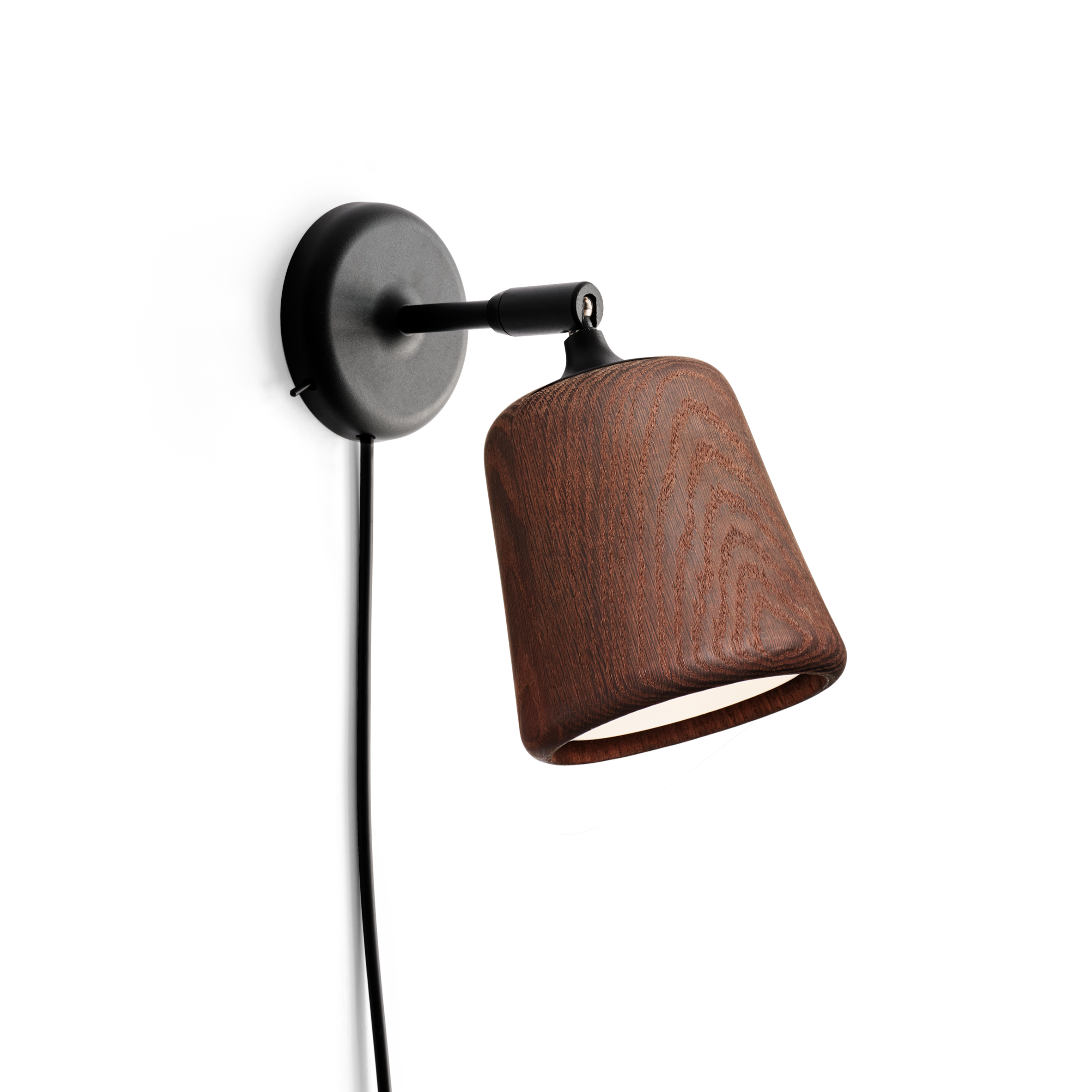 Wall lamp material smoked oak