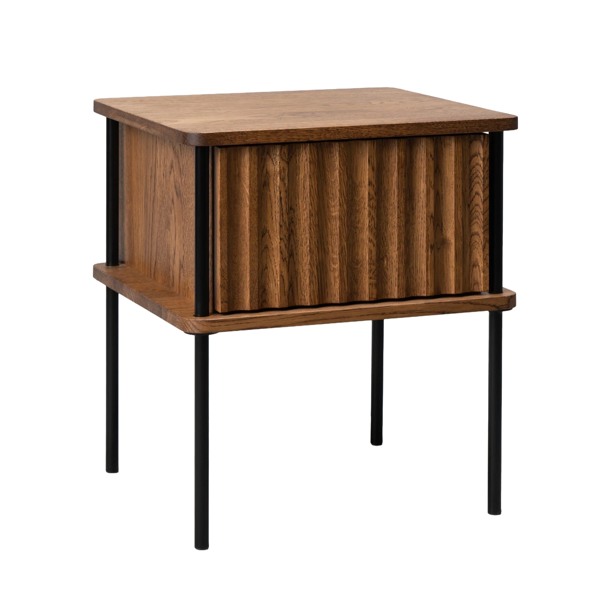 MAYA Nightstand Dark Oak Wood