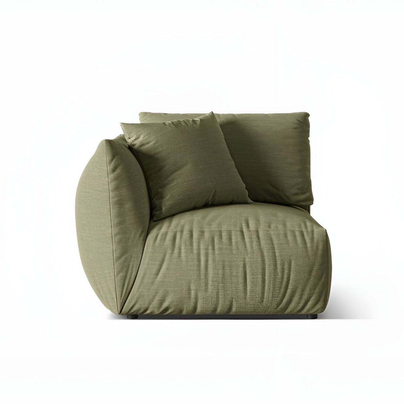 CHRIS Modular Sofa - Left Element Light Green Chenille