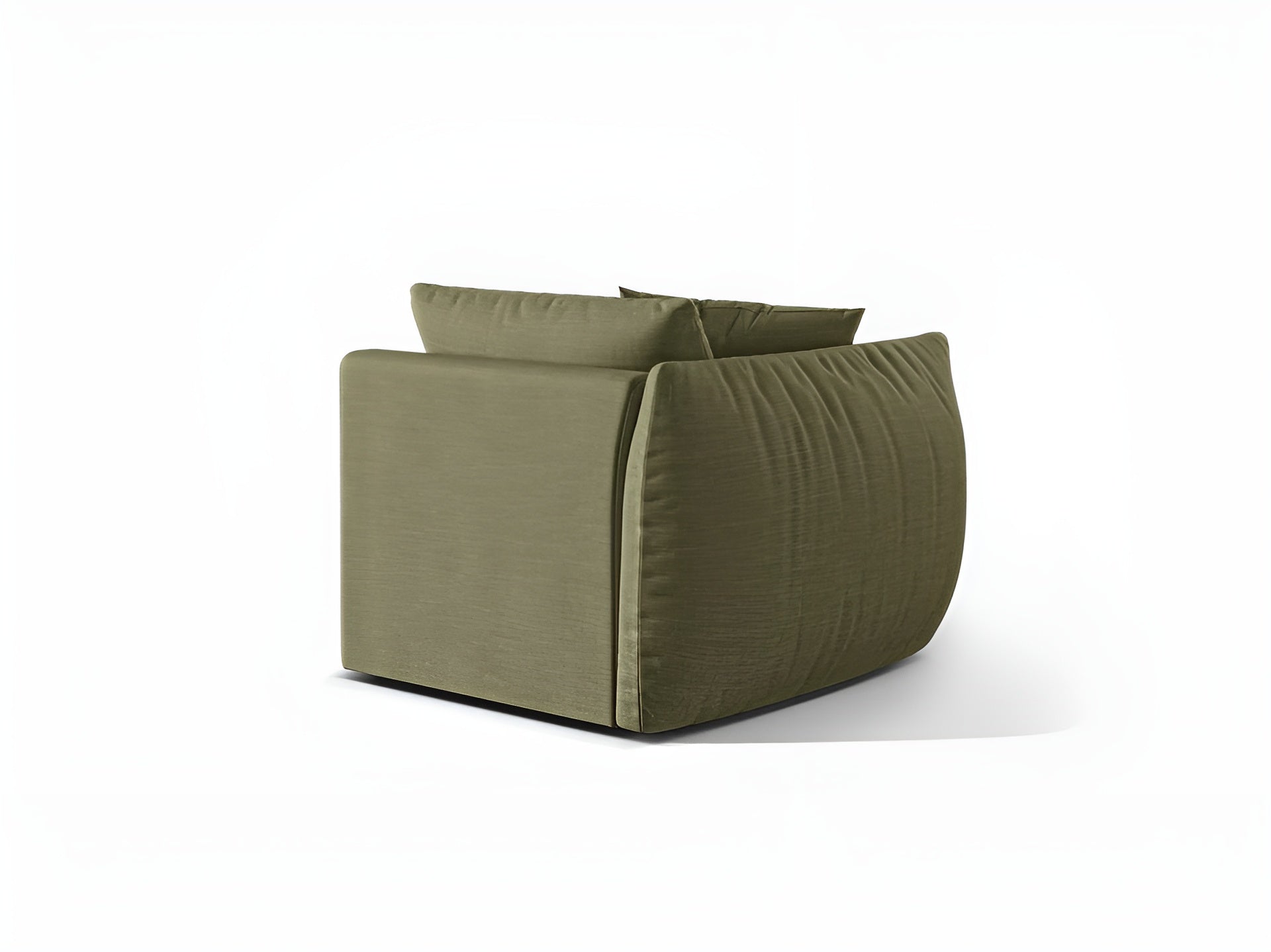 CHRIS Modular Sofa - Left Element Light Green Chenille