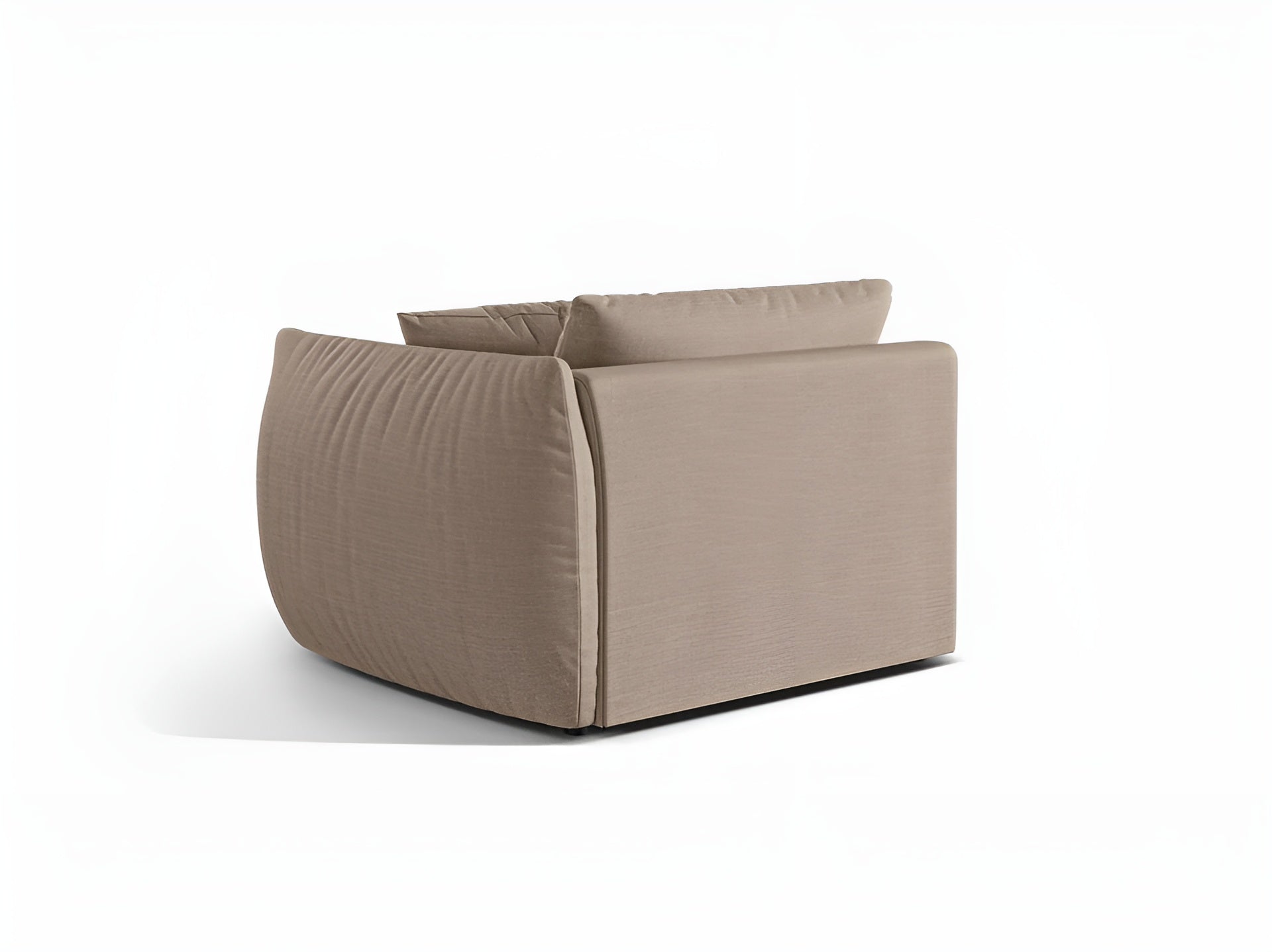 CHRIS modular sofa - wide right-side element in sandy chenille