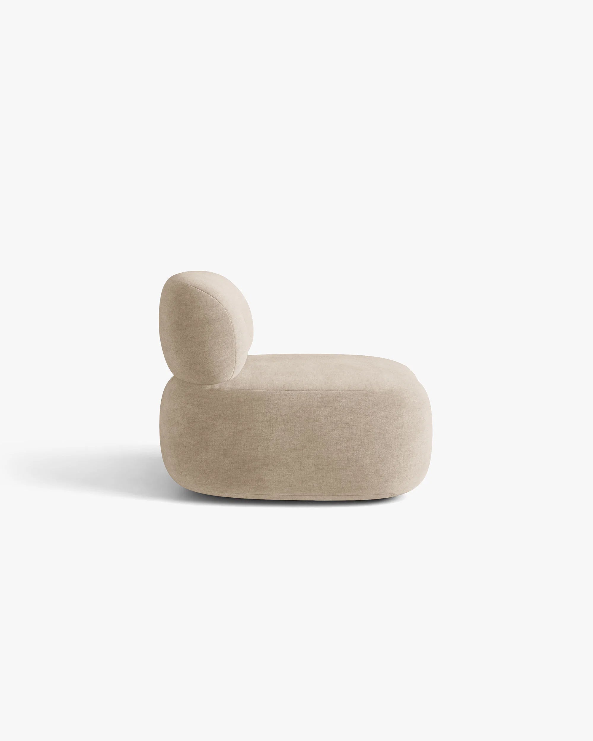 Fotel AURA v béžovom šenile