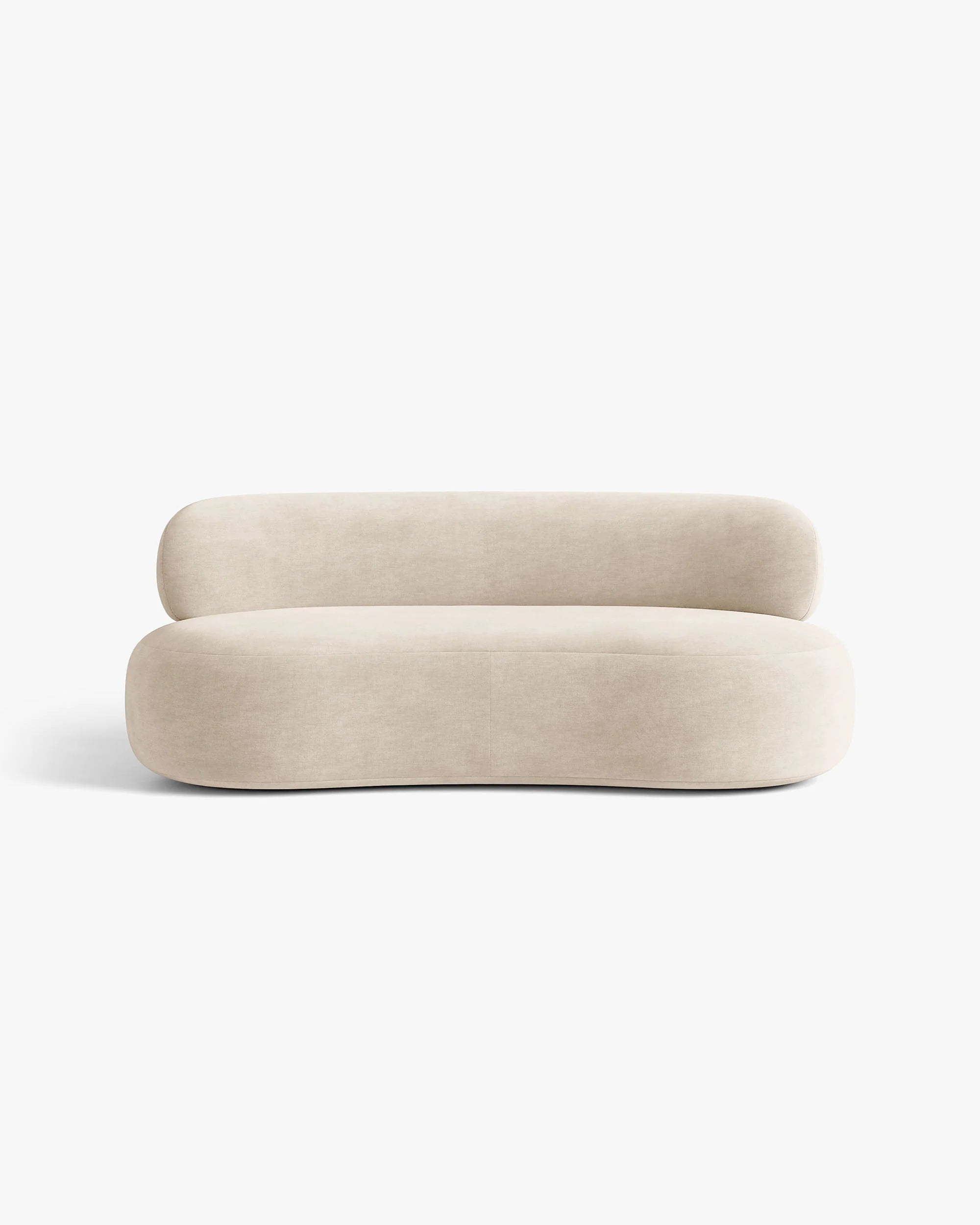 Sofa pre 3 osoby AURA svetlo béžový šenil
