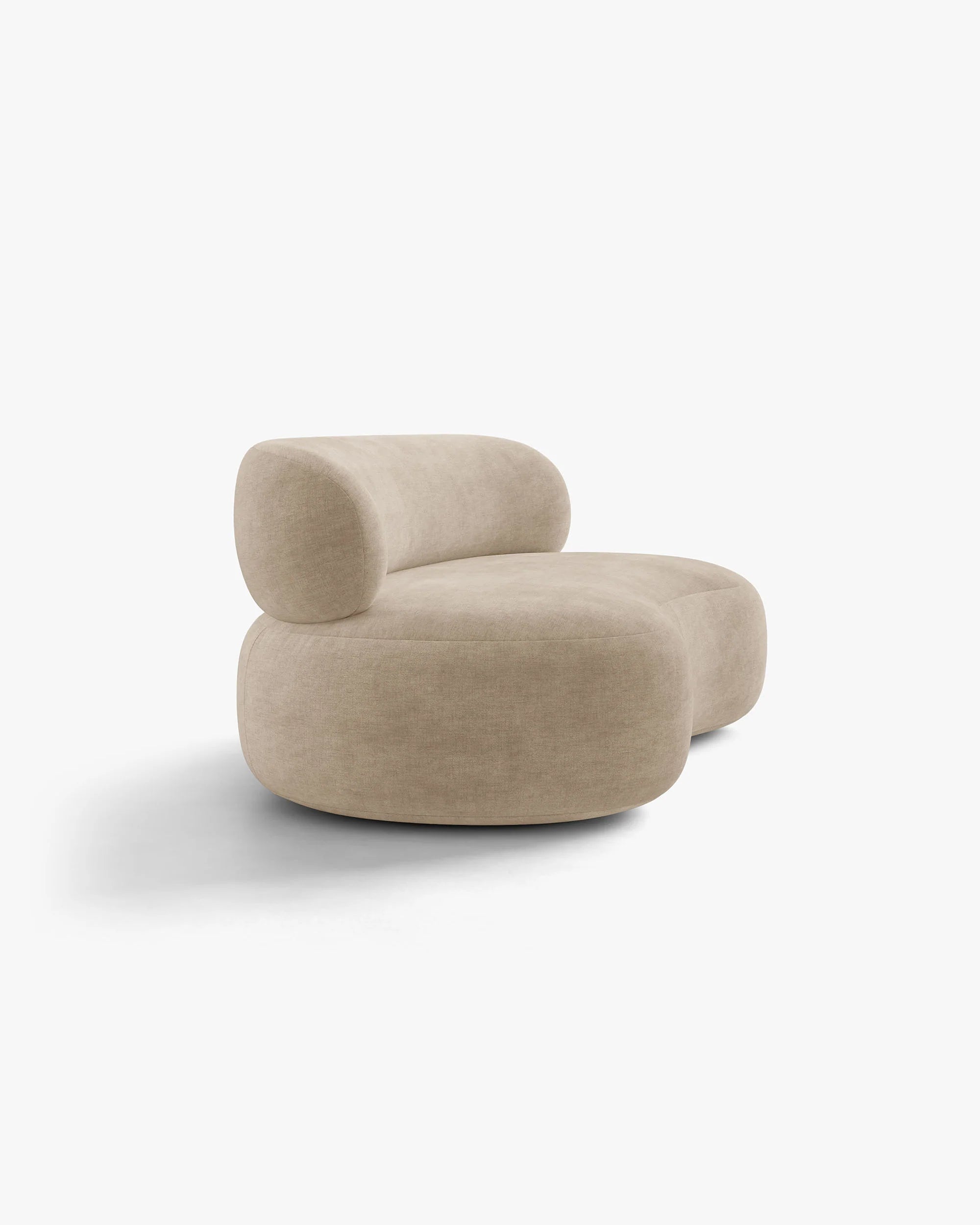 Sofa pre 3 osoby AURA béžový šenil