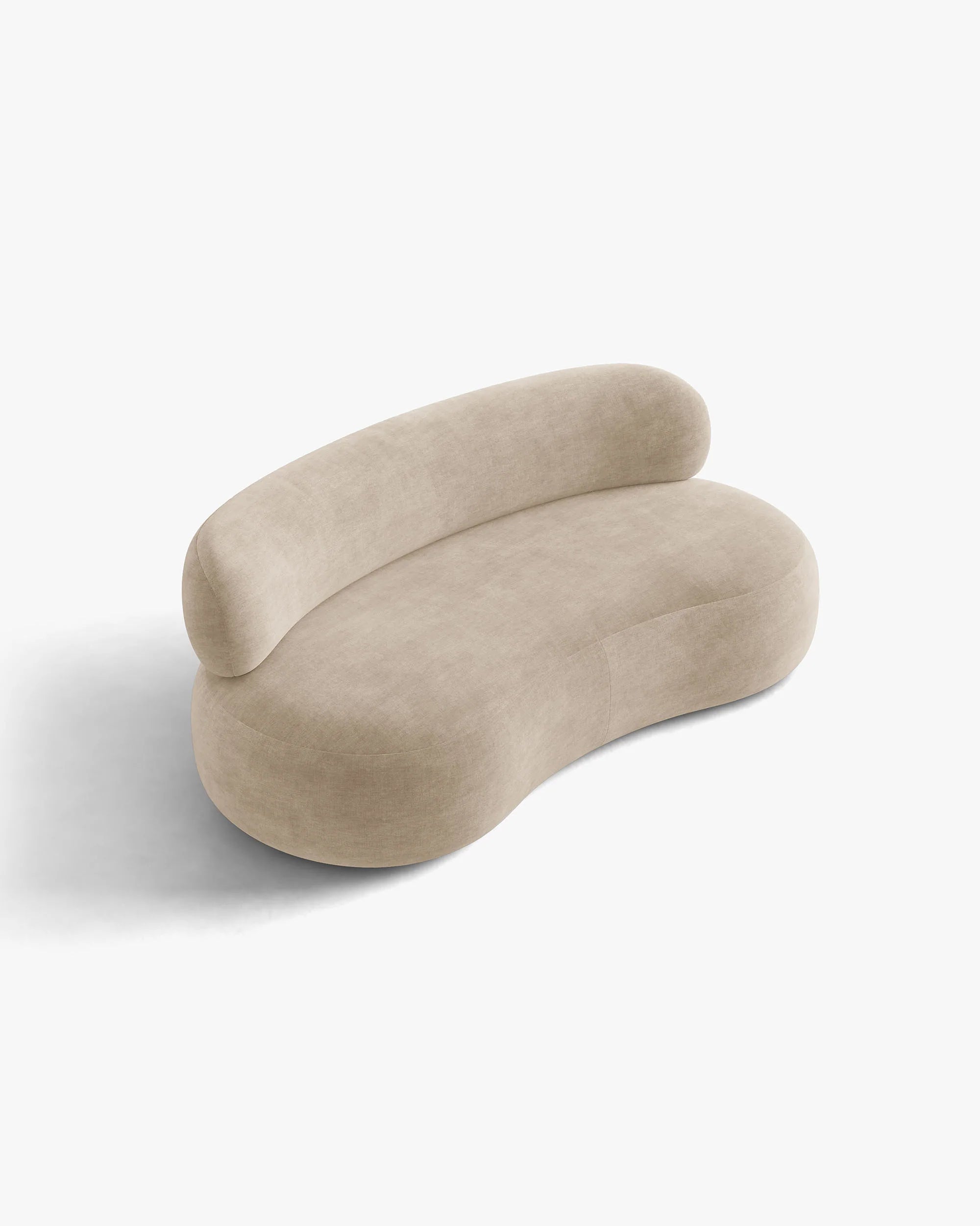 Sofa pre 3 osoby AURA béžový šenil