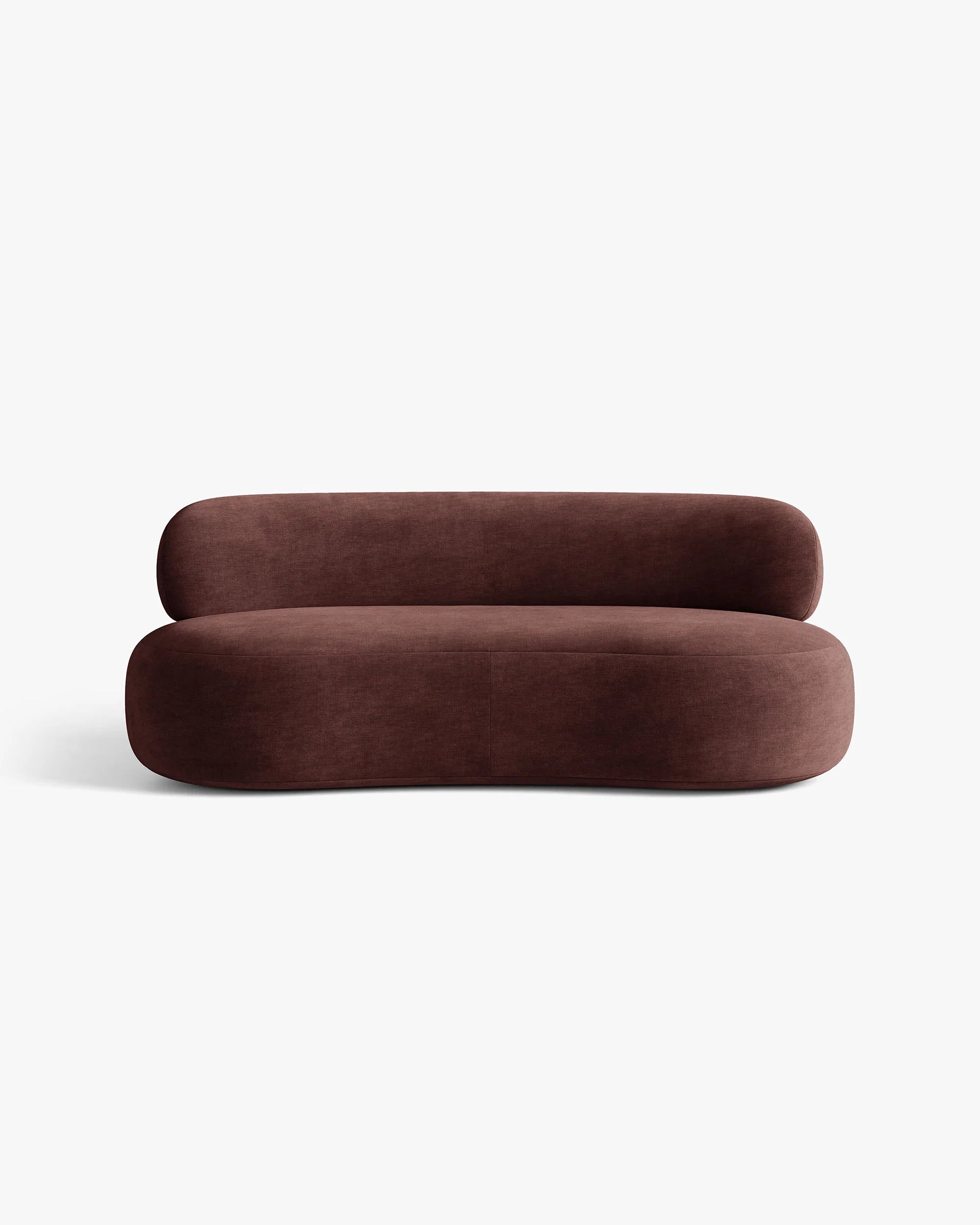 Sofa 3-osobová AURA, čerešňový šenil