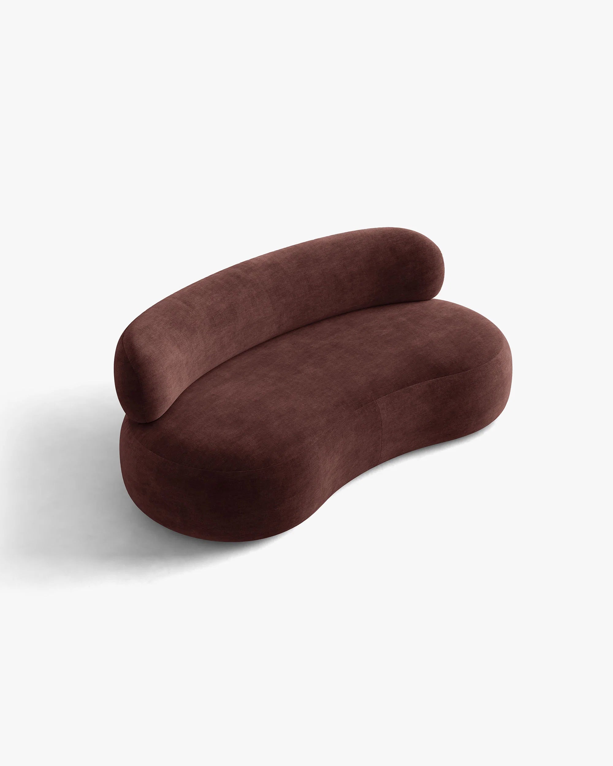 Sofa 3-osobová AURA, čerešňový šenil