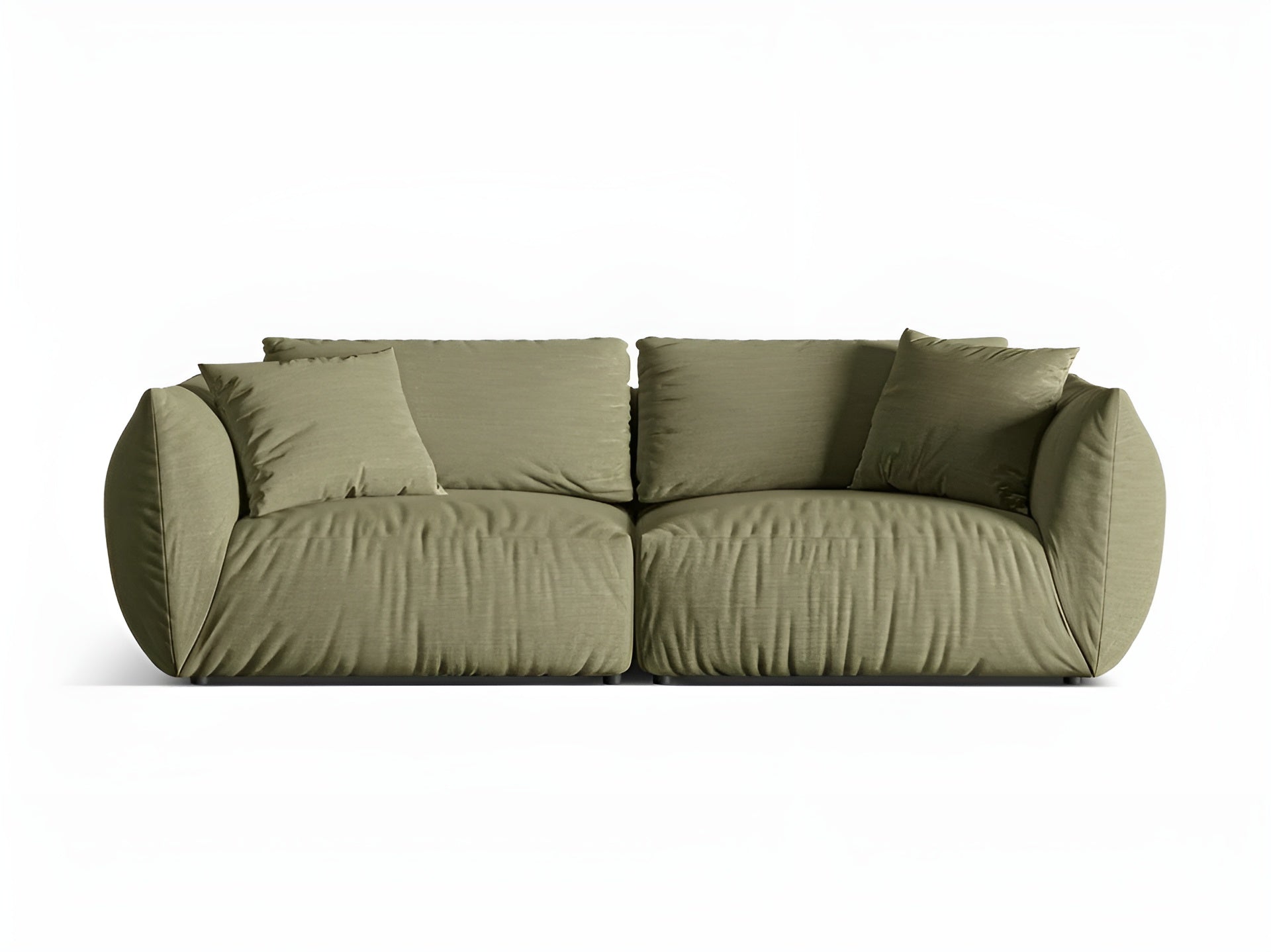 4-seater Sofa CHRIS green chenille