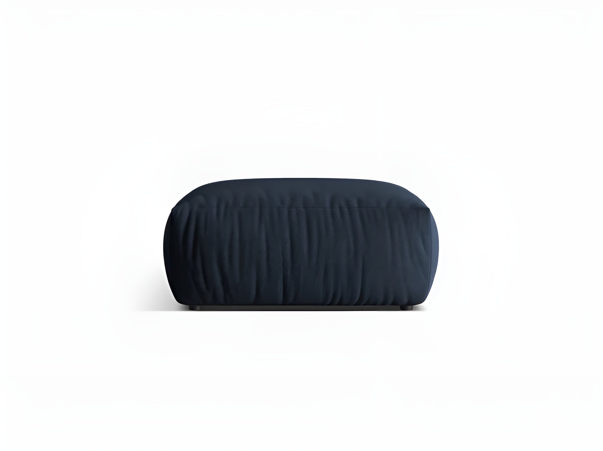 CHRIS royal blue velvet pouf