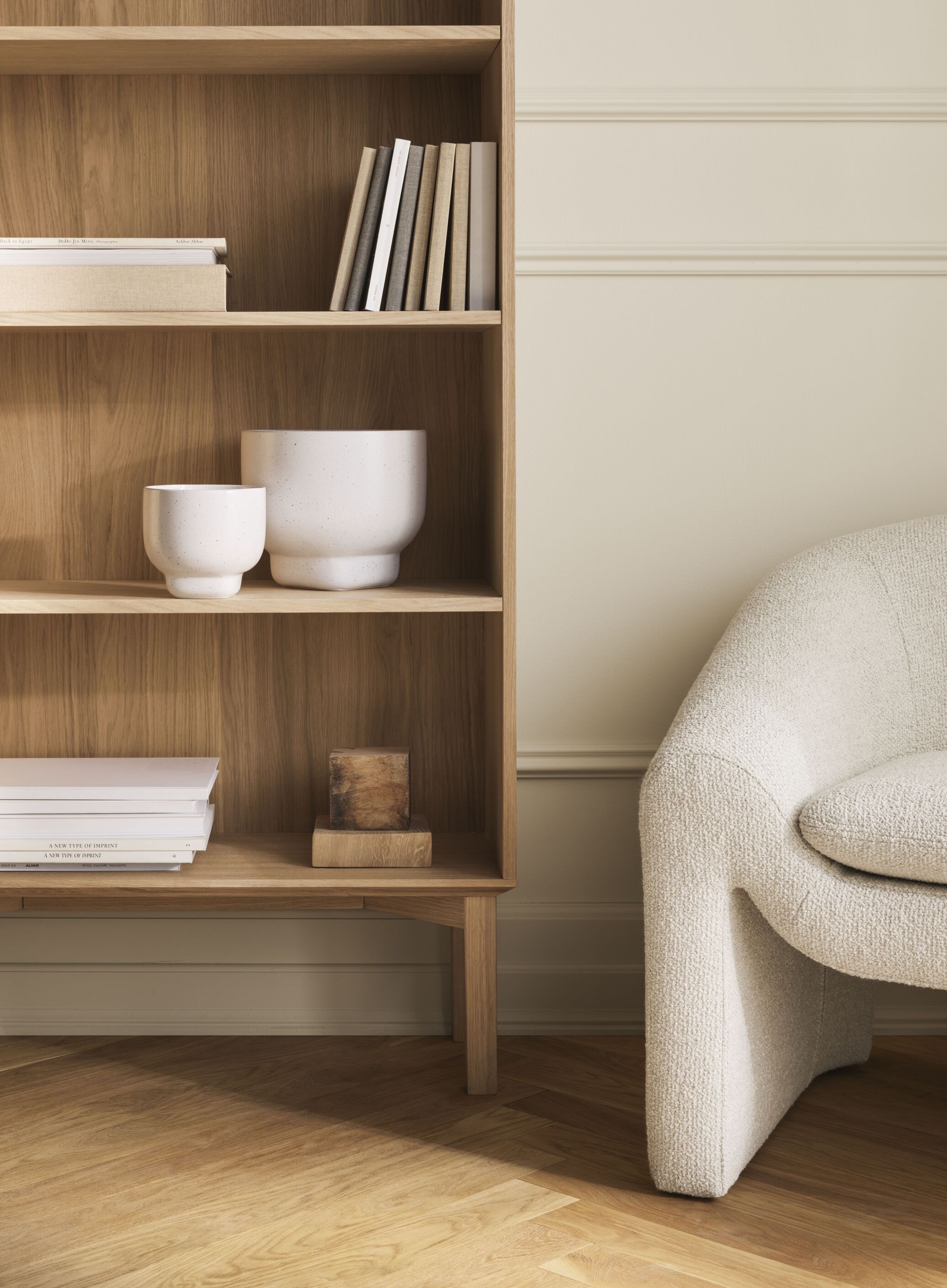 Regál SILENT z dubového dreva