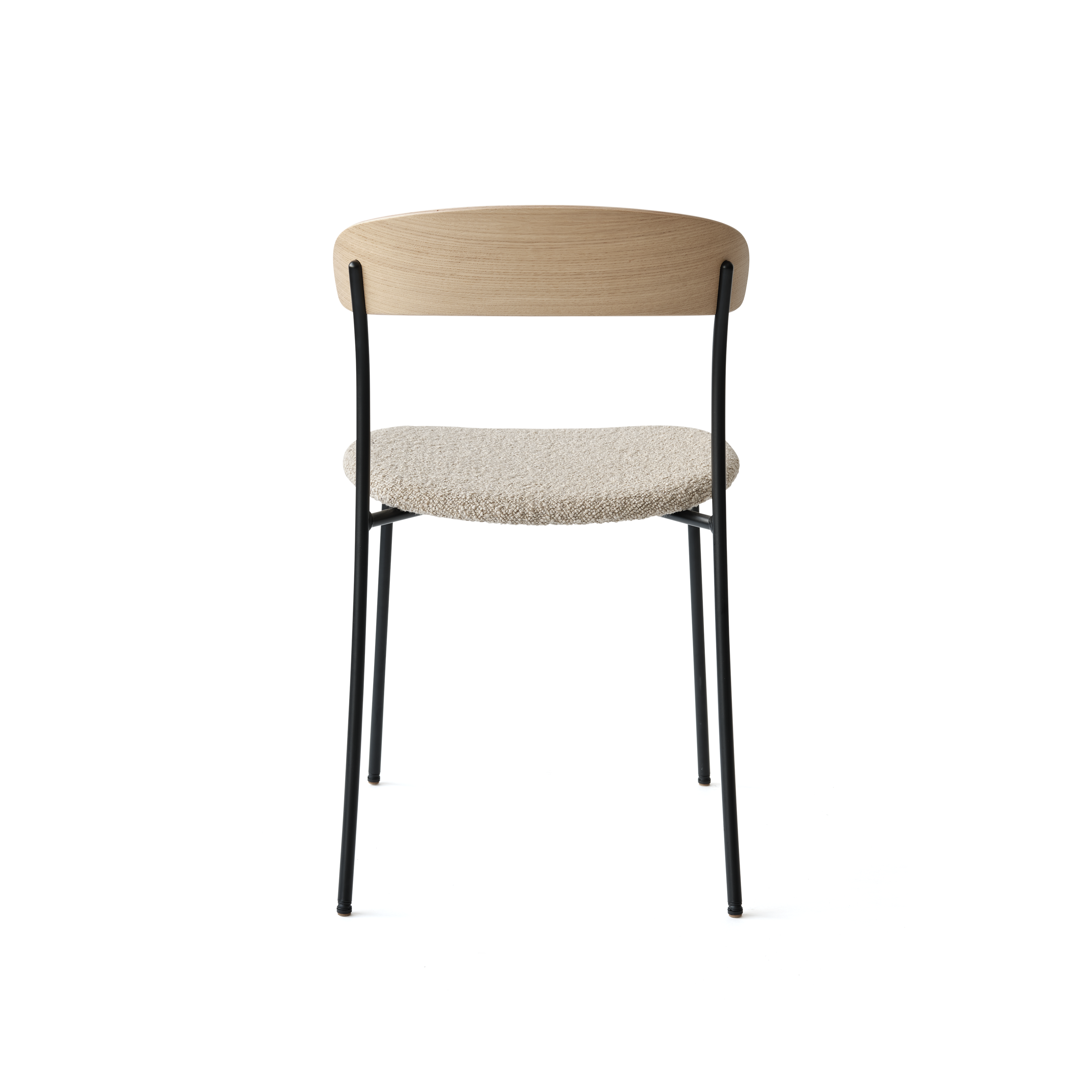 Čalúnená stolička MISSING s dubovou dyhou