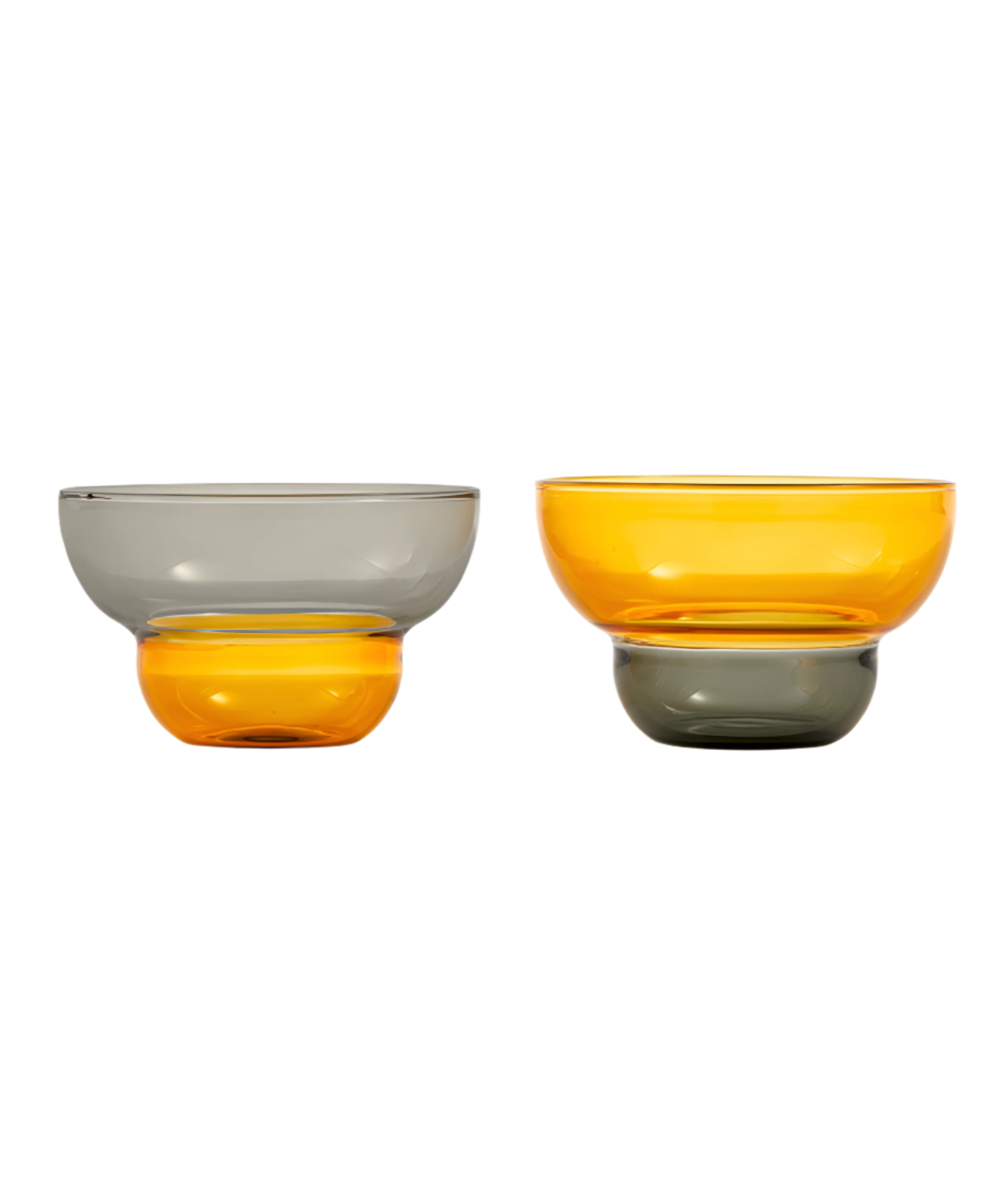MIZU KIRI Yellow-Gray Cup Set