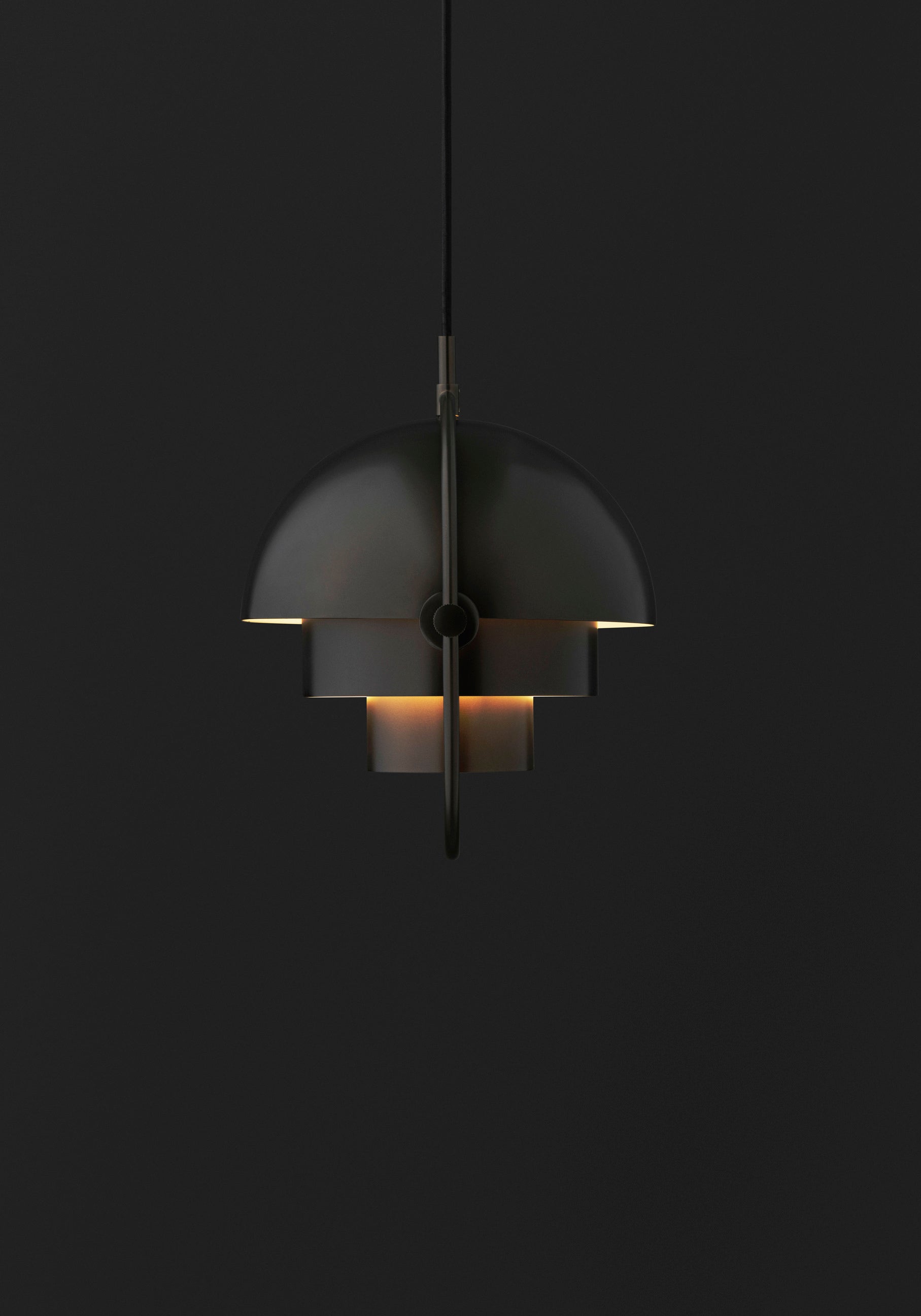 MULTI-LITE pendant lamp glossy black