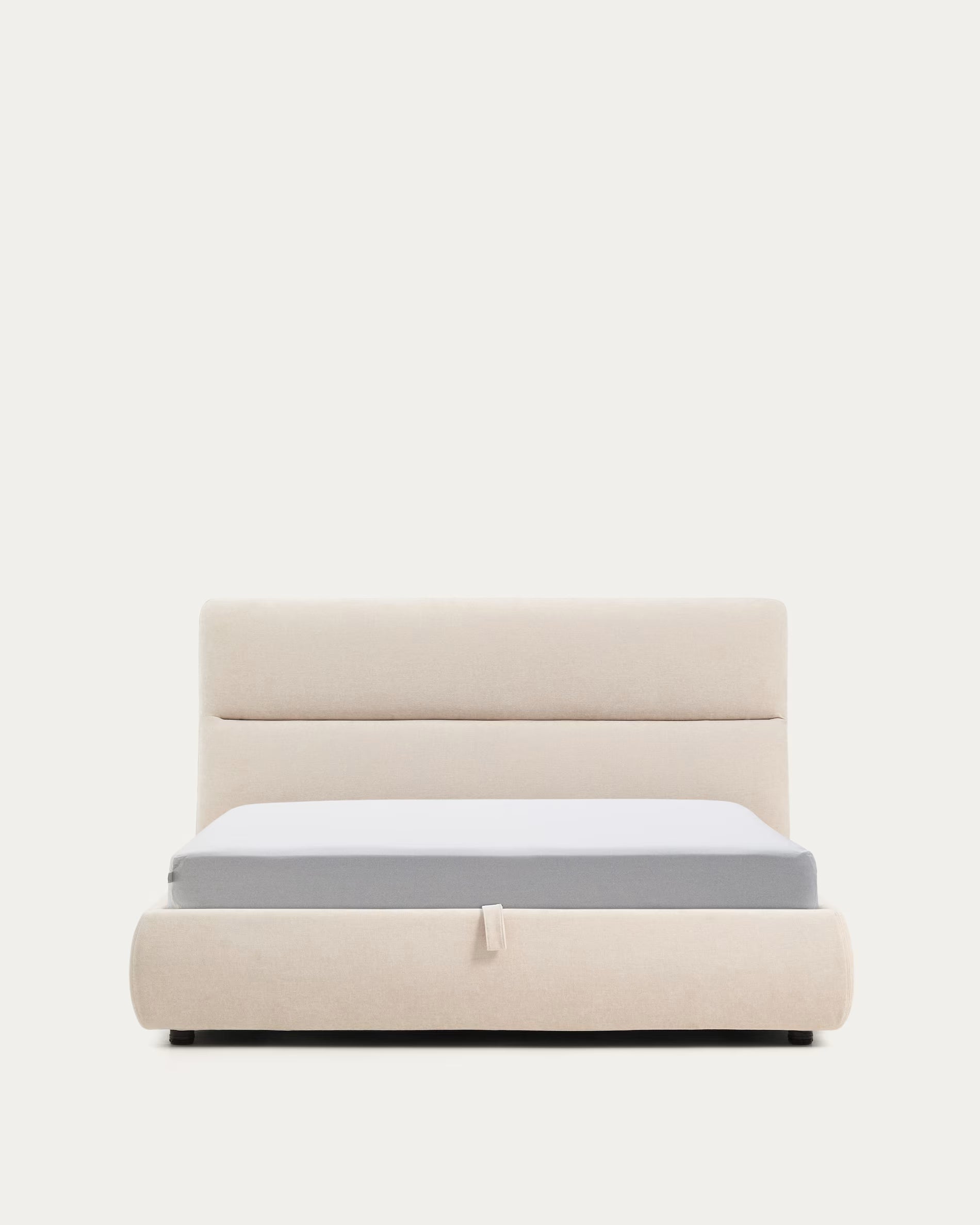 Posteľ s úložným priestorom DAFRA béžový šenil