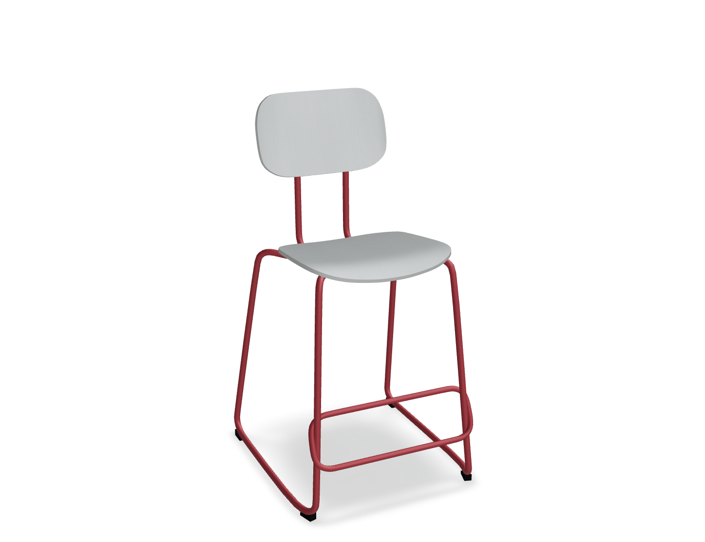 Hoker NEW SCHOOL czerwona podstawa – .mdd