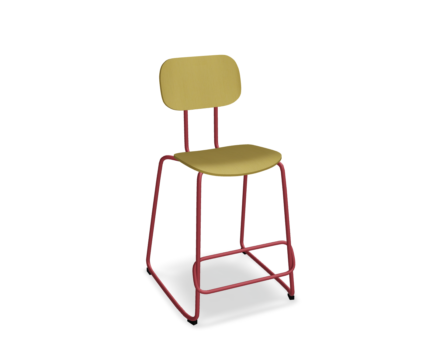 Hoker NEW SCHOOL czerwona podstawa – .mdd