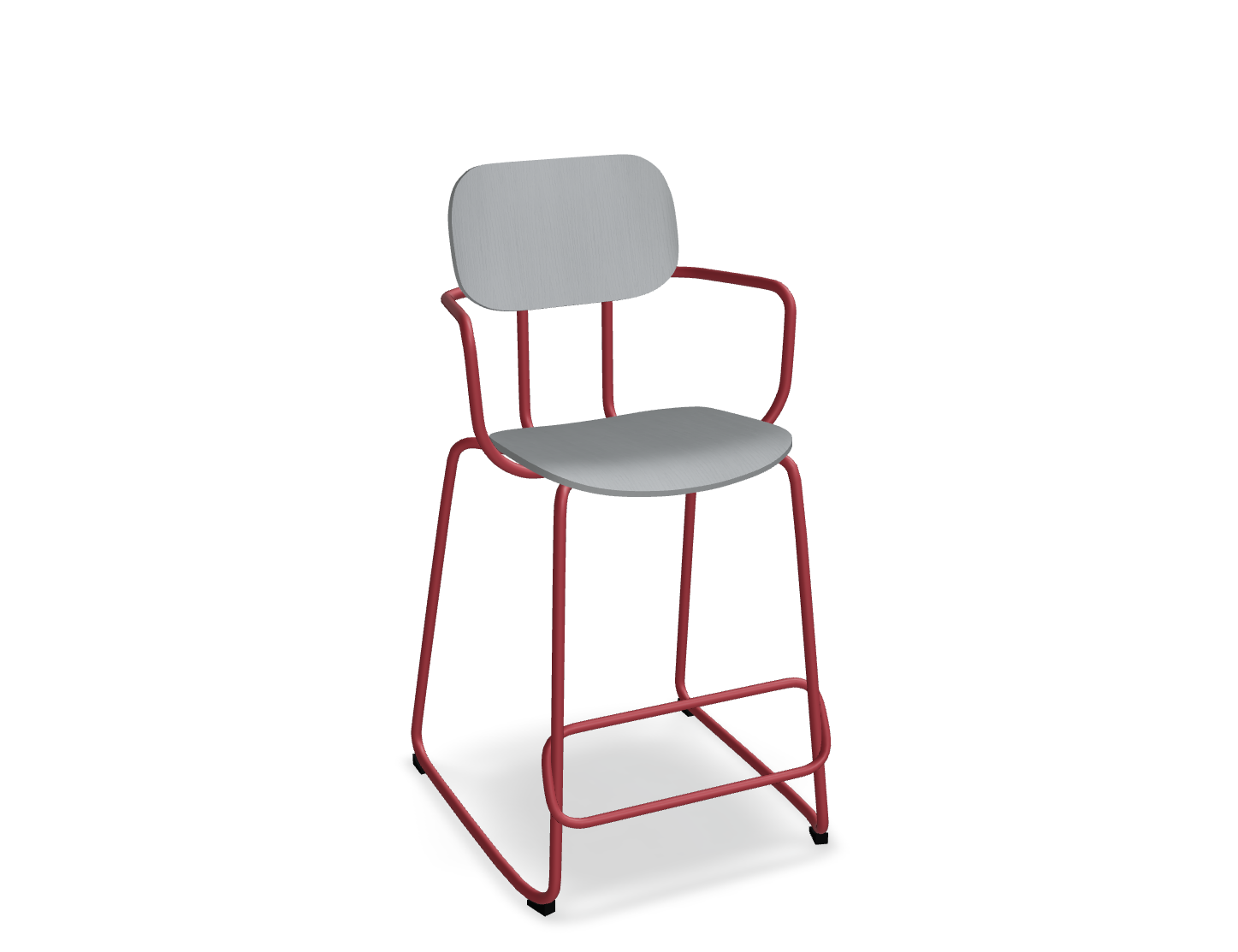 Hoker NEW SCHOOL czerwona podstawa – .mdd