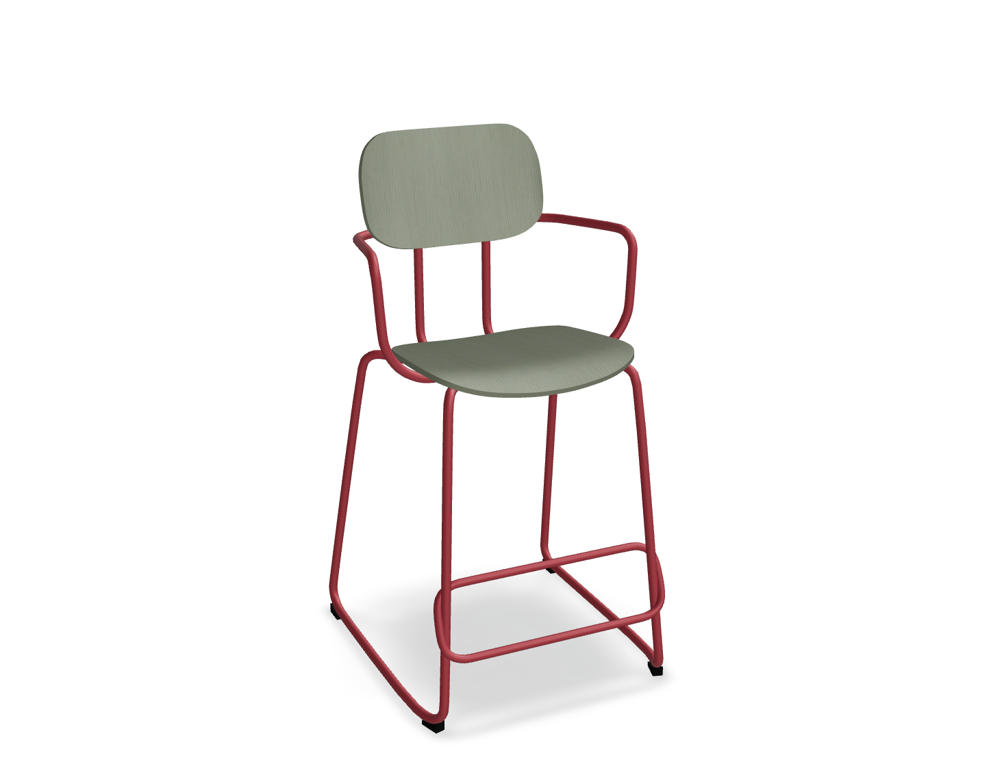 Hoker NEW SCHOOL czerwona podstawa – .mdd