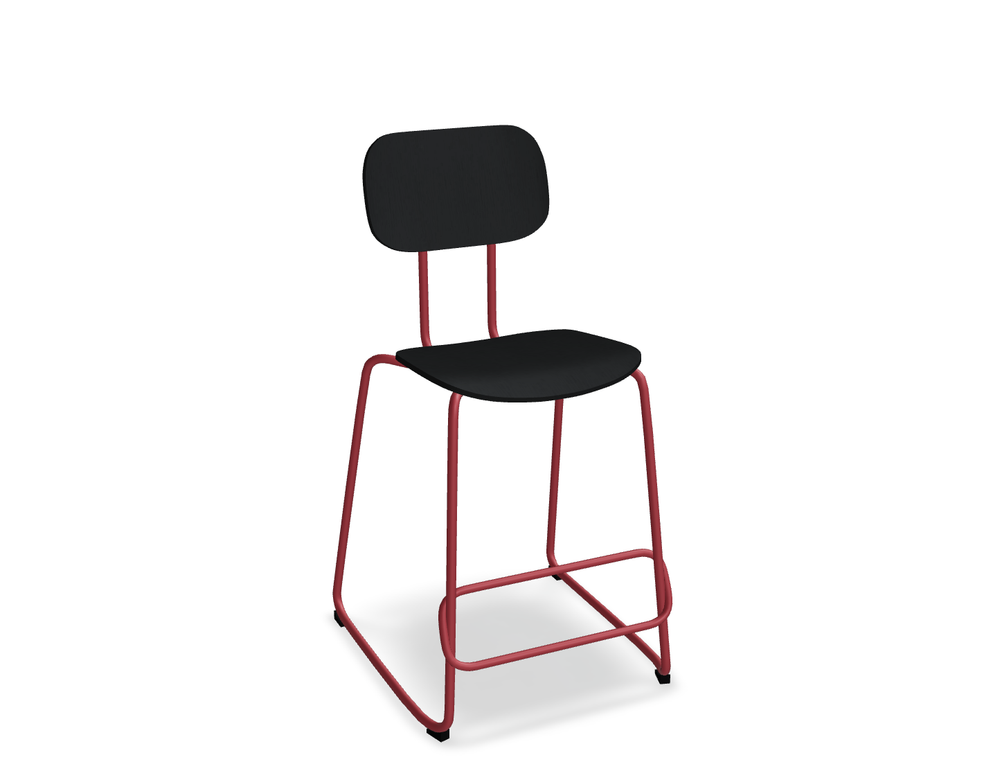 Hoker NEW SCHOOL czerwona podstawa – .mdd