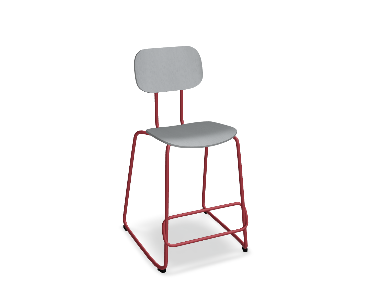 Hoker NEW SCHOOL czerwona podstawa – .mdd