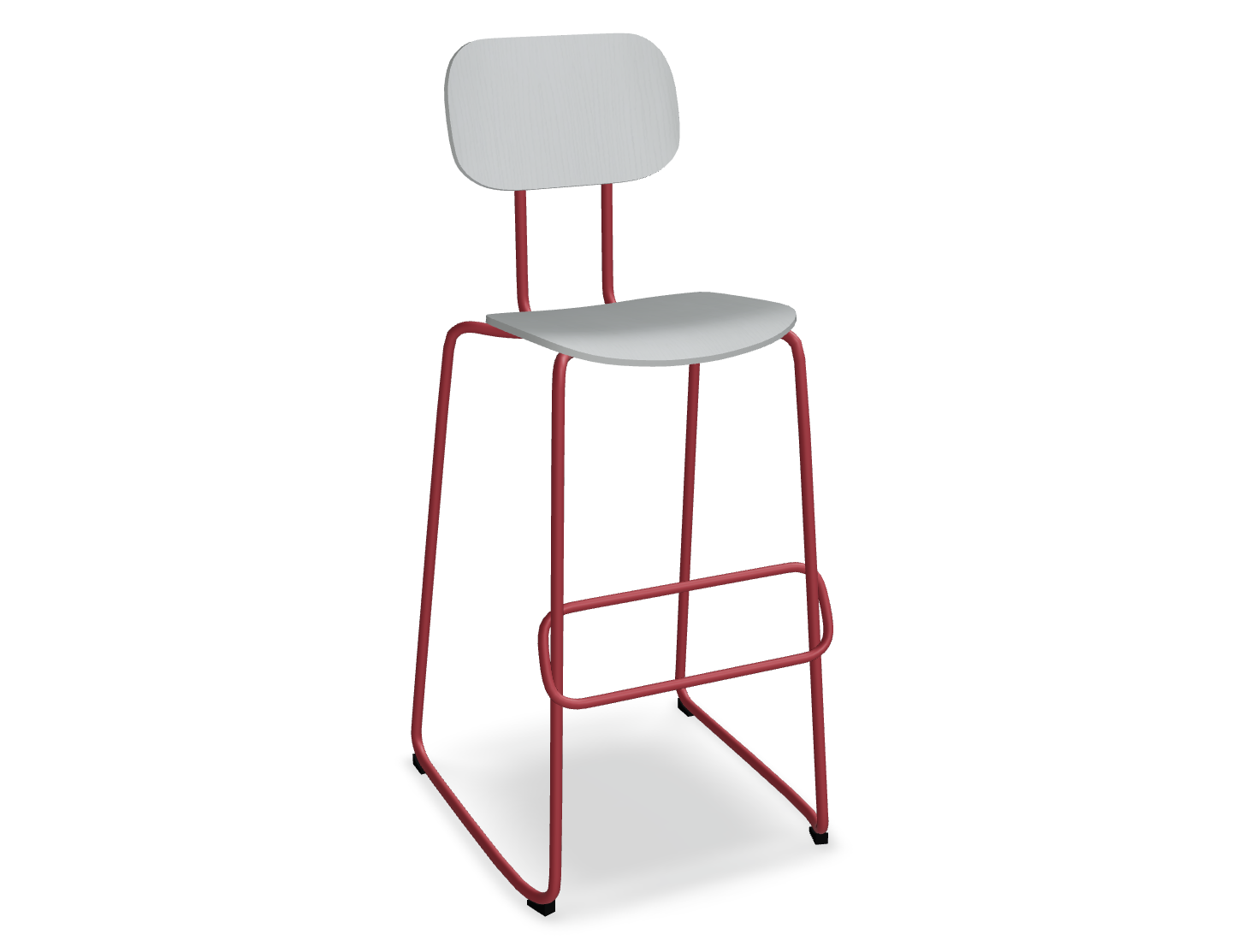 Hoker NEW SCHOOL czerwona podstawa – .mdd