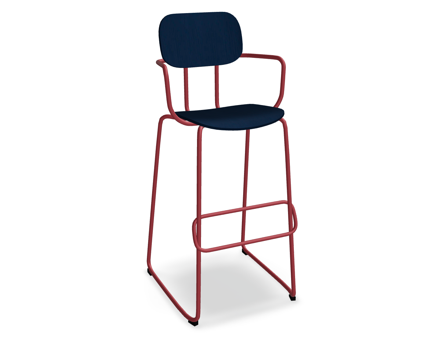 Hoker NEW SCHOOL czerwona podstawa – .mdd