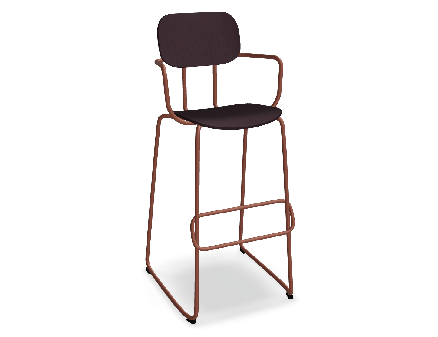 Hoker NEW SCHOOL ceglasta podstawa – .mdd