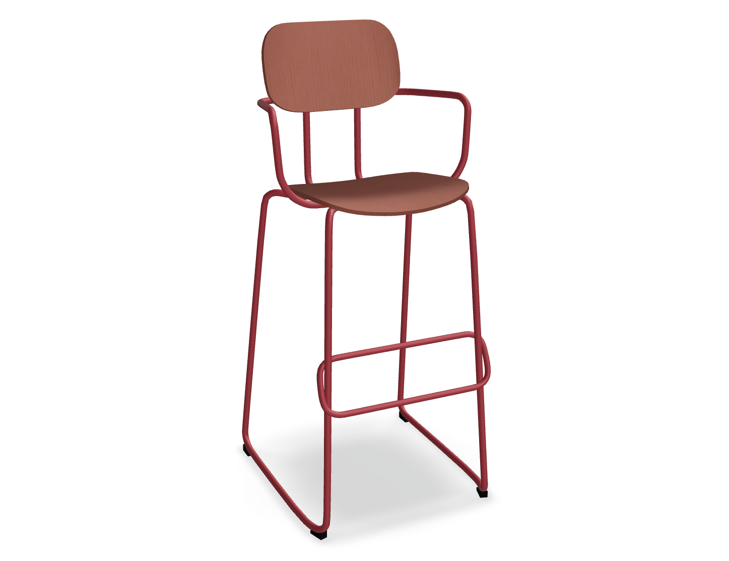 Hoker NEW SCHOOL czerwona podstawa – .mdd