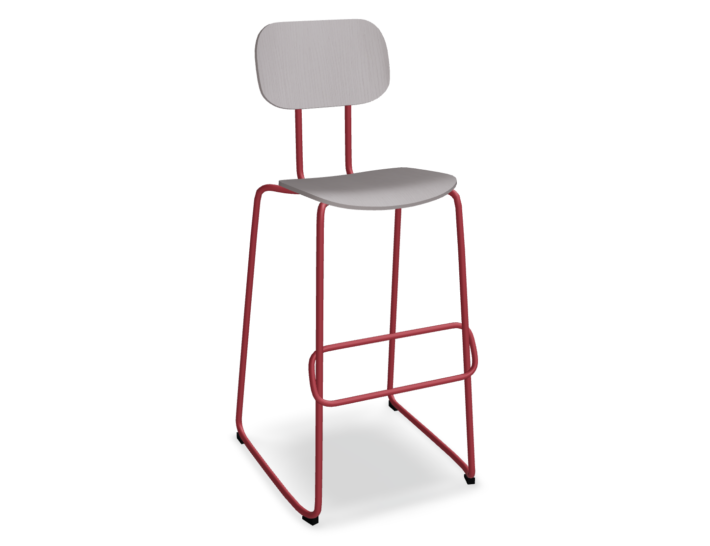 Hoker NEW SCHOOL czerwona podstawa – .mdd