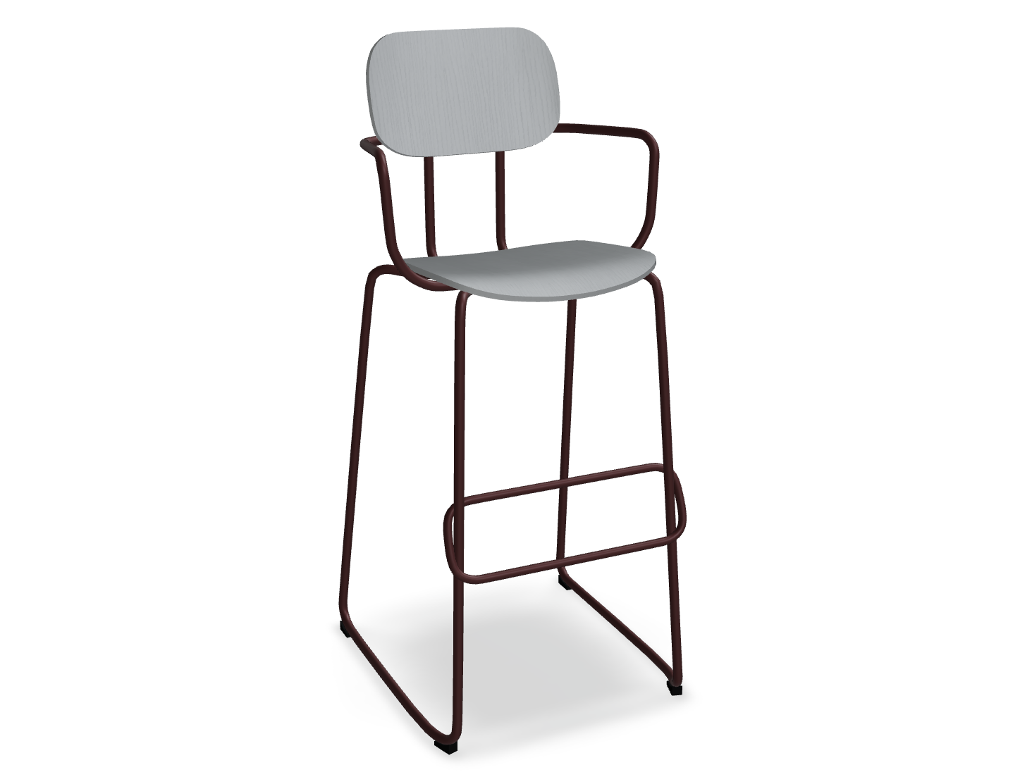 Hoker NEW SCHOOL bordowa podstawa – .mdd