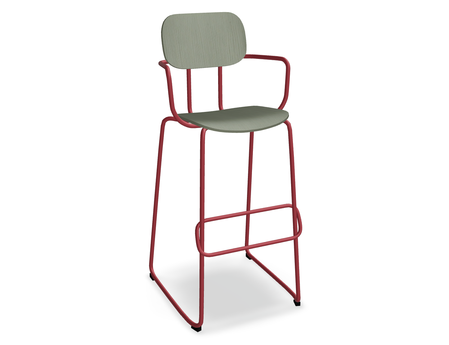 Hoker NEW SCHOOL czerwona podstawa – .mdd
