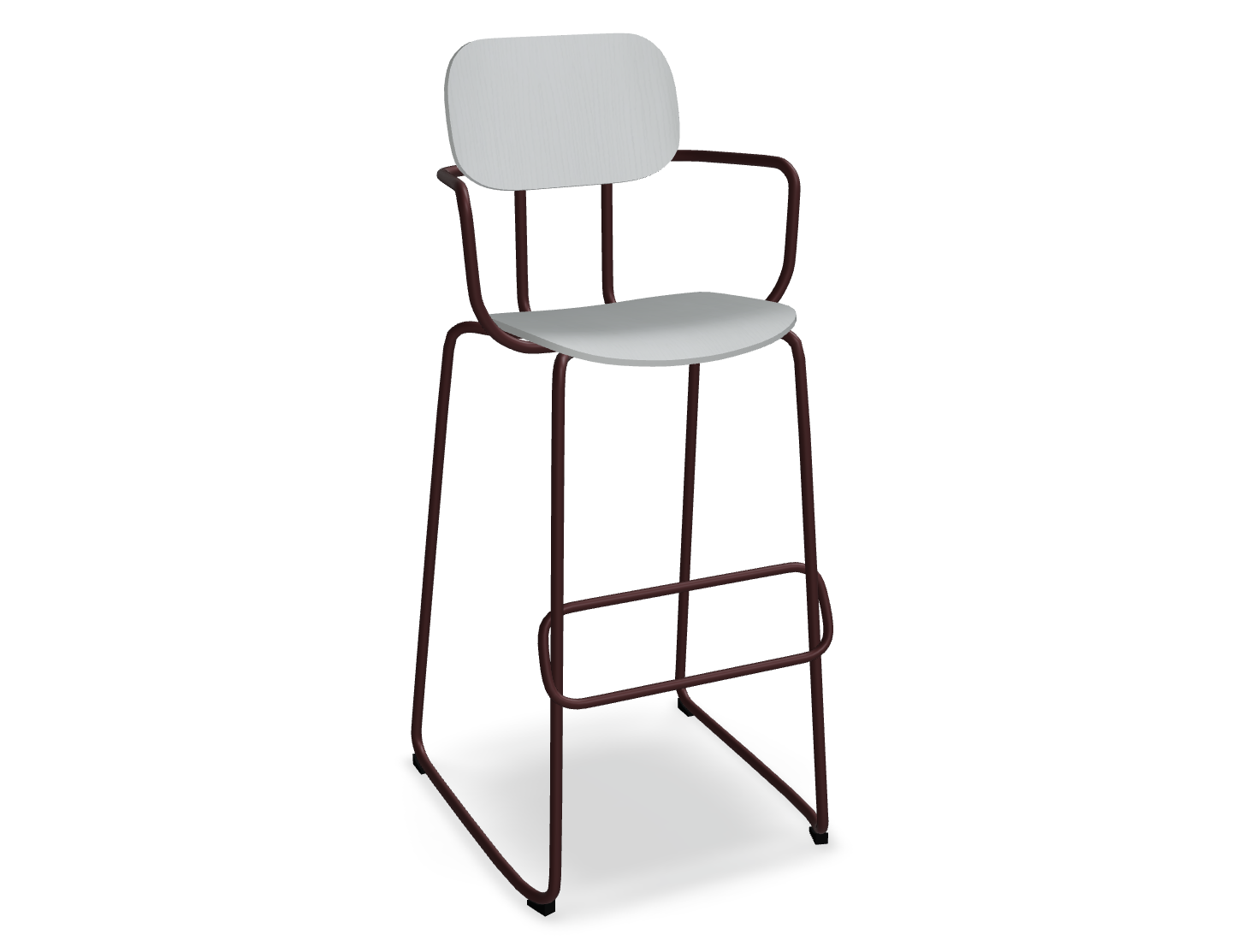 Hoker NEW SCHOOL bordowa podstawa – .mdd