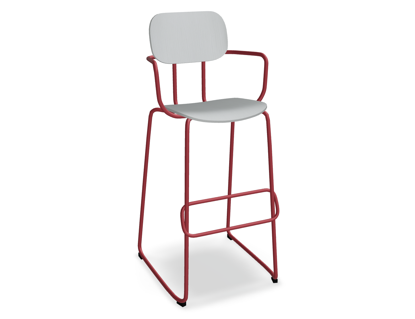 Hoker NEW SCHOOL czerwona podstawa – .mdd